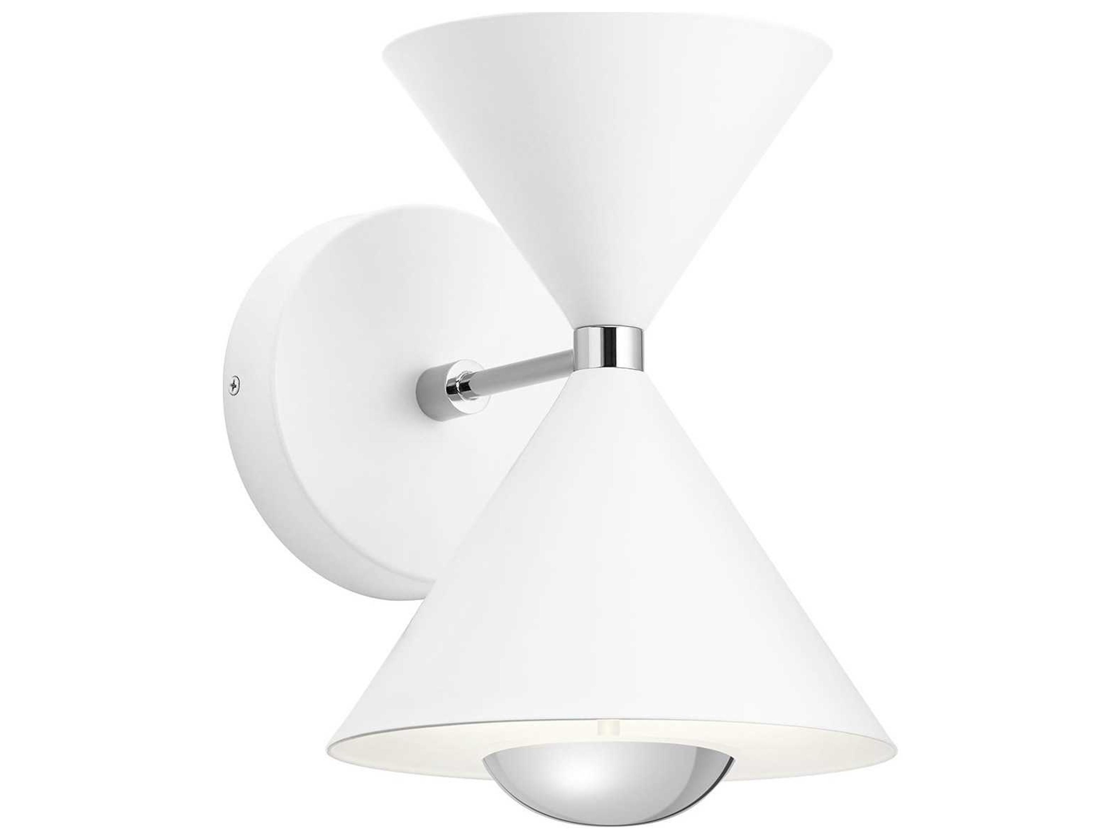 Elan Kordan 1-Light Matte White LED Vanity Light