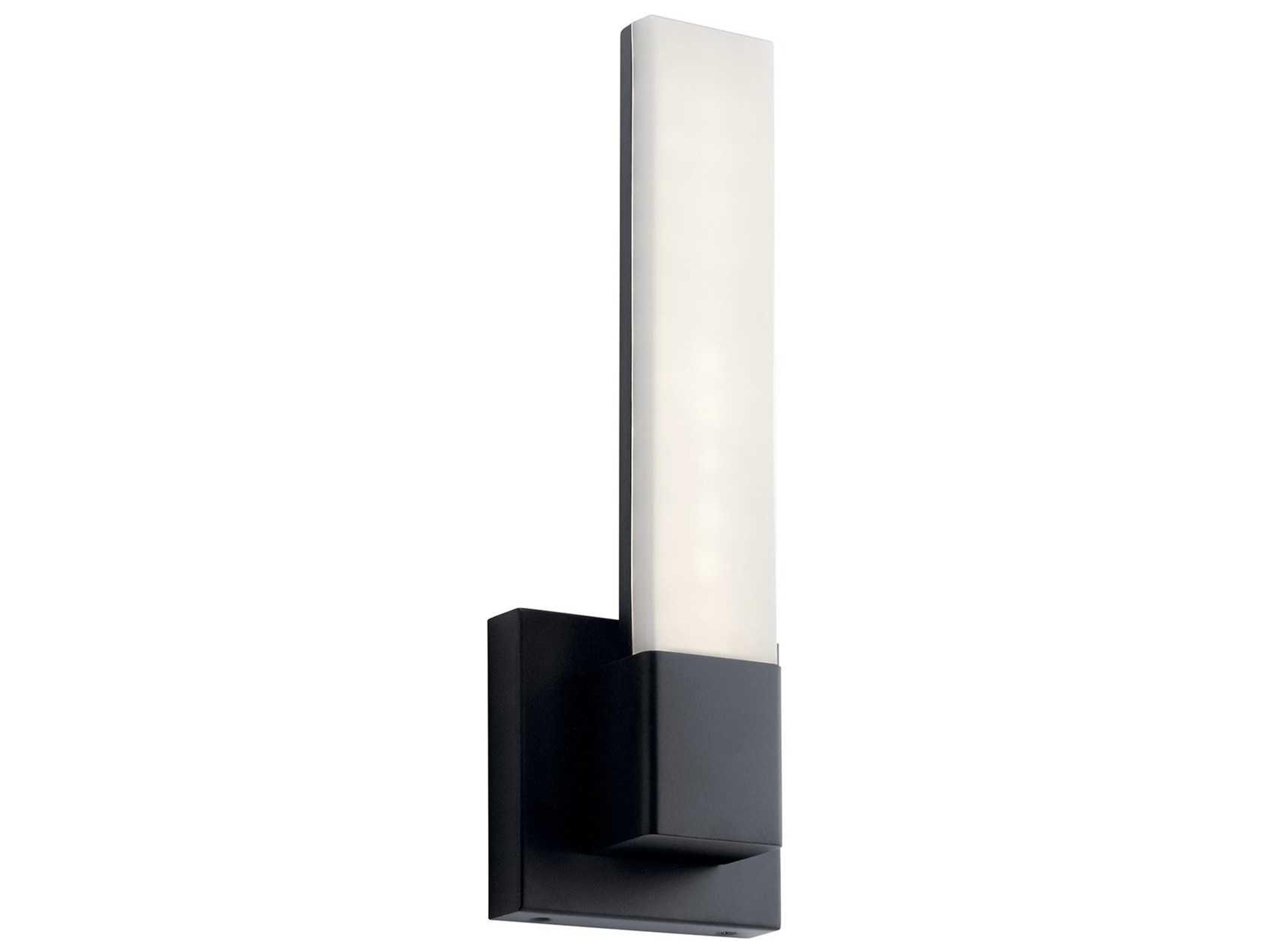 Elan Neltev 2-Light Matte Black LED Vanity Light