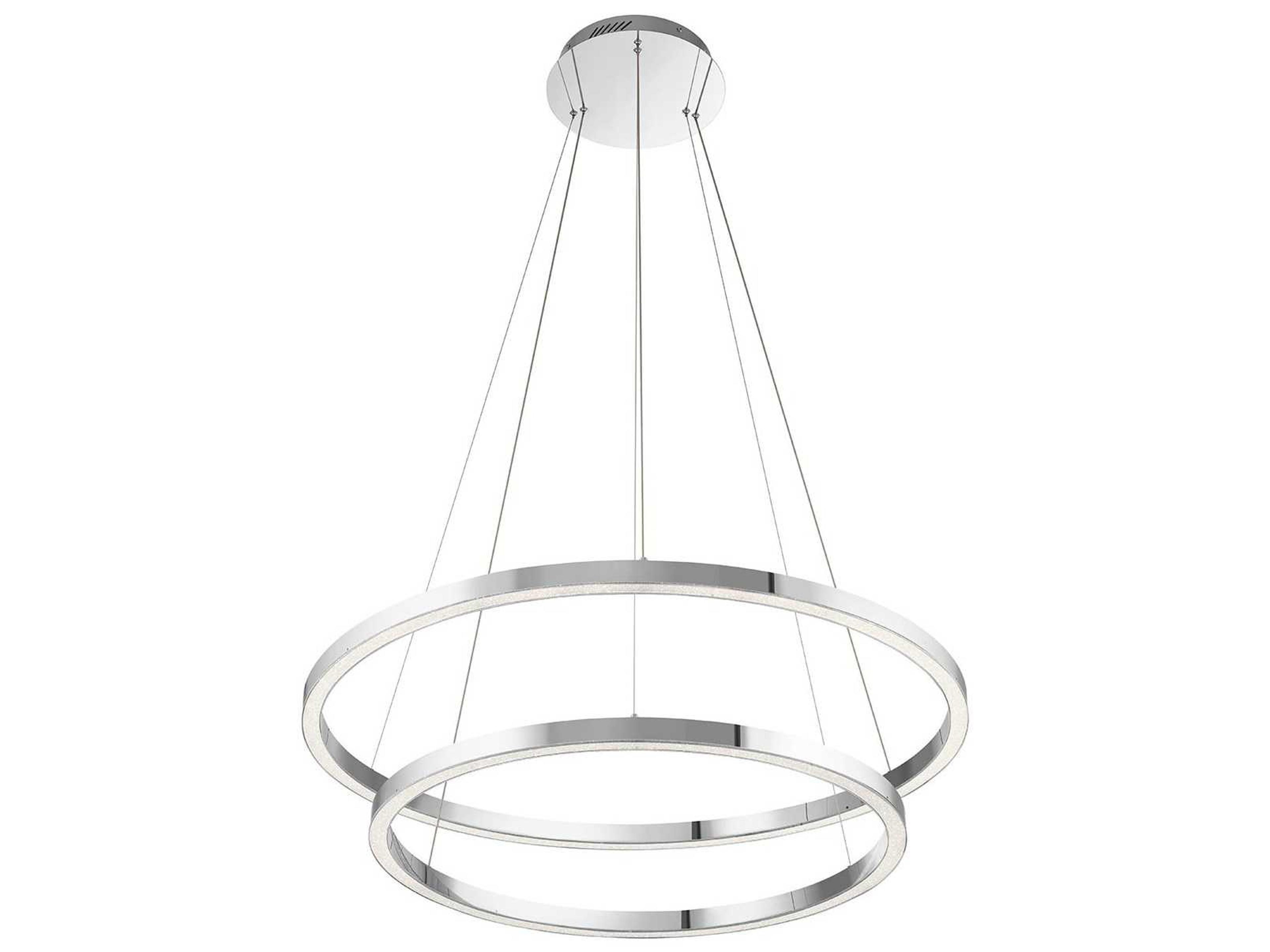 Elan Opus Chrome LED Round Pendant