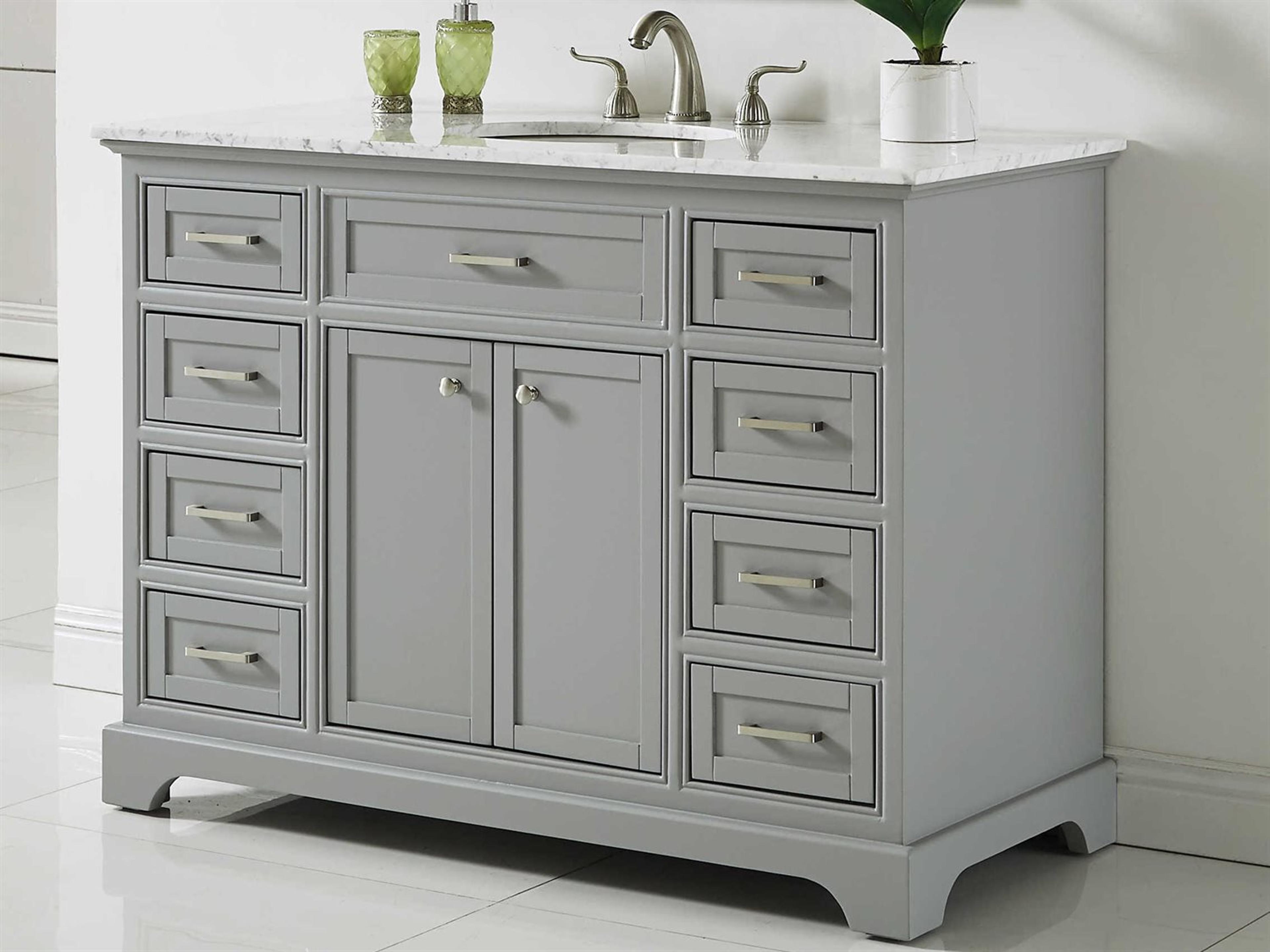 Elegant Lighting Americana Light Grey 48" Vanity