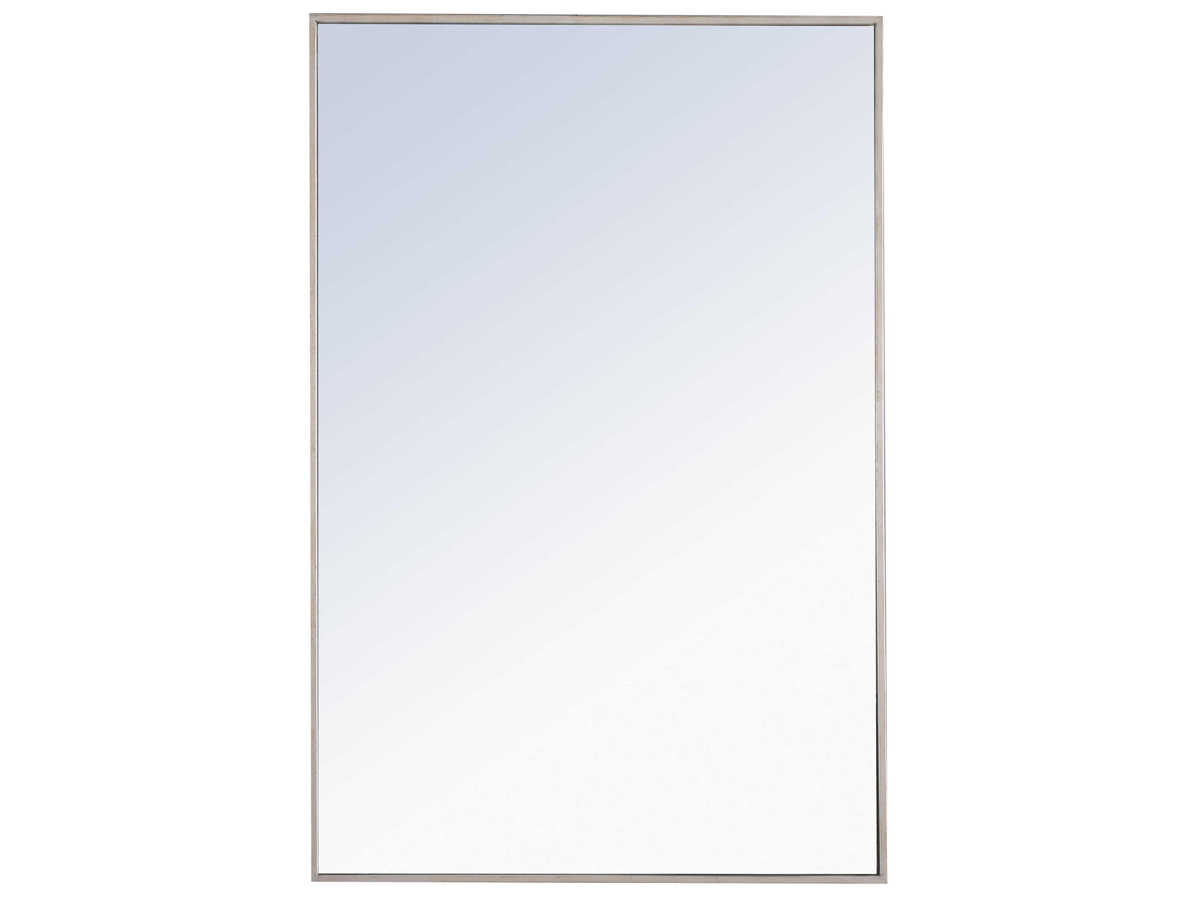 Eternity Silver Rectangular Wall Mirror