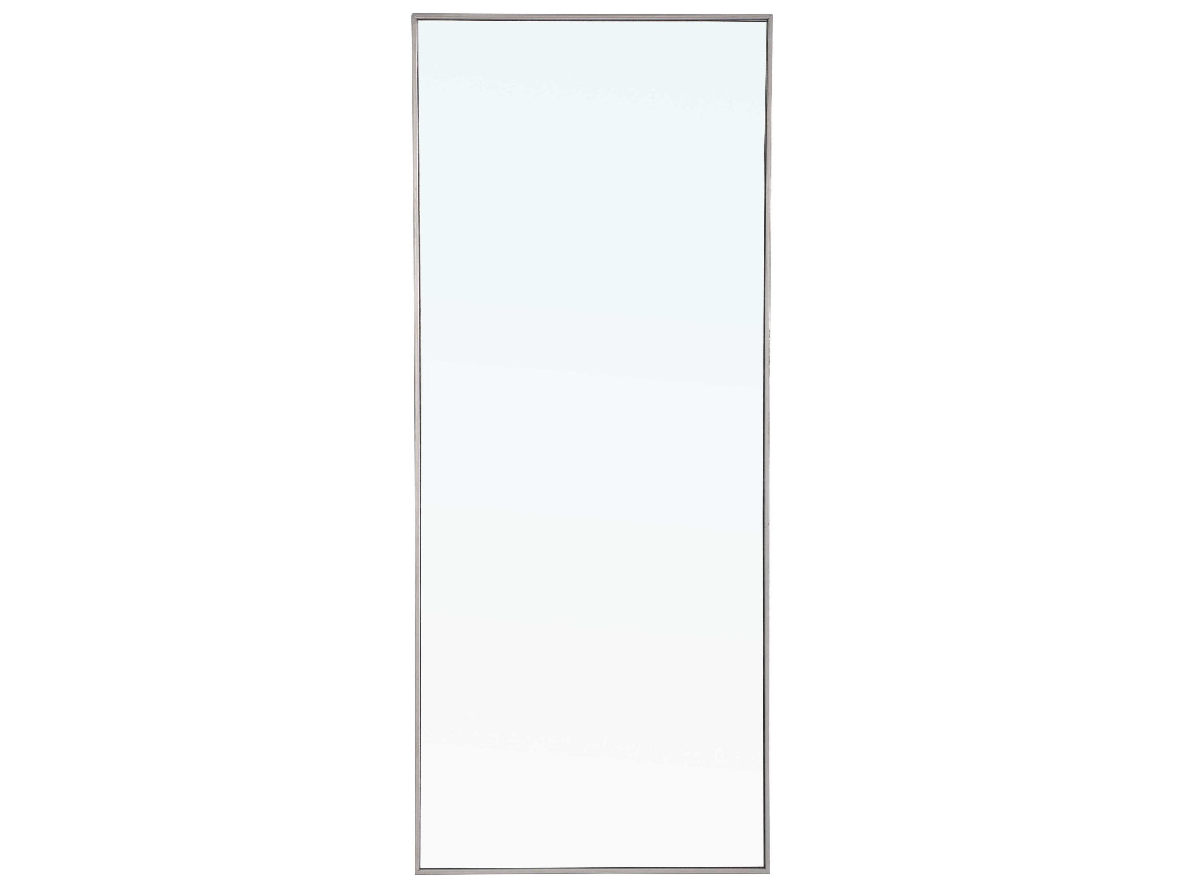 Elegant Lighting Eternity Silver Rectangular Wall Mirror