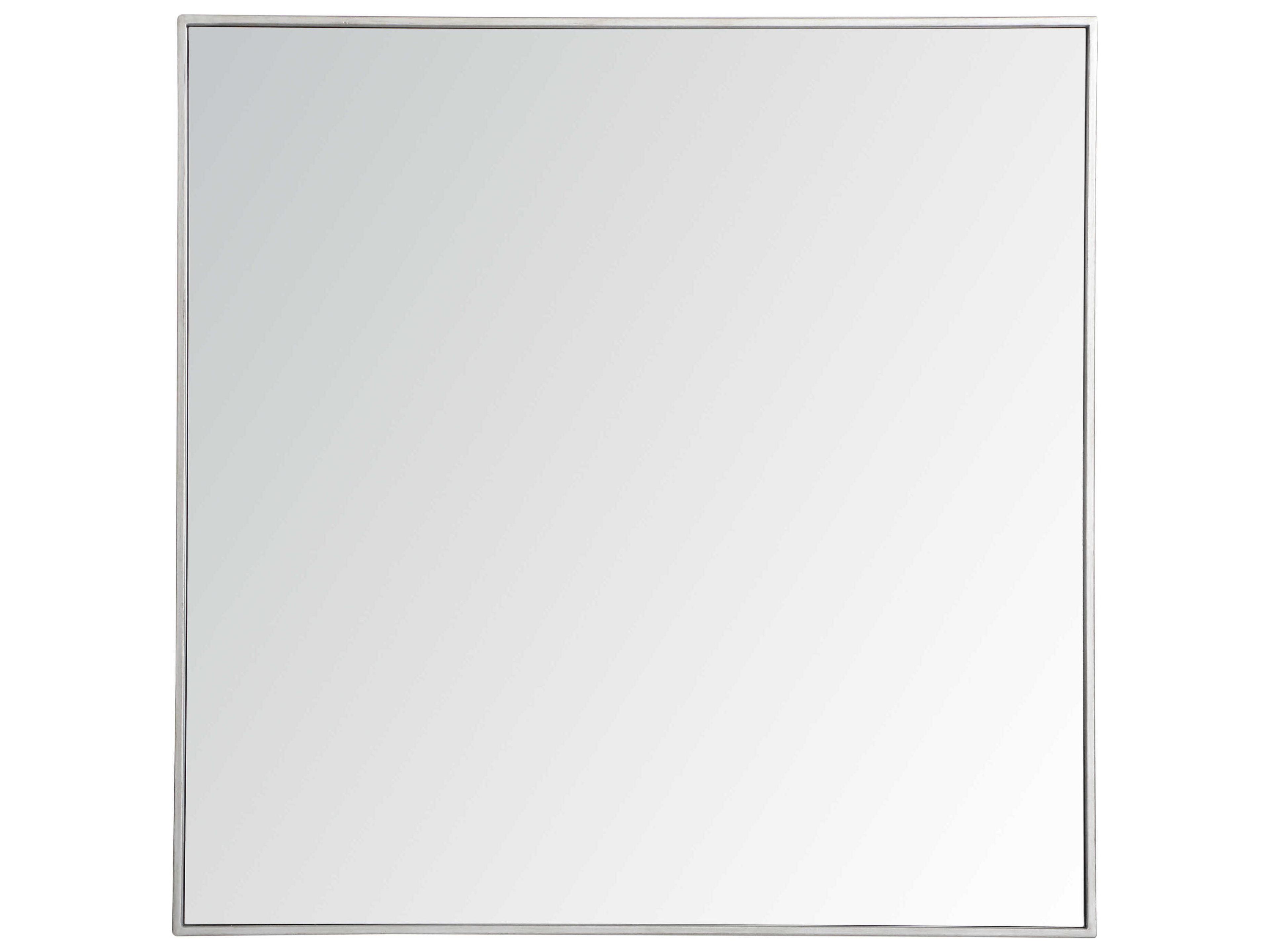 Elegant Lighting Eternity Black Square Wall Mirror