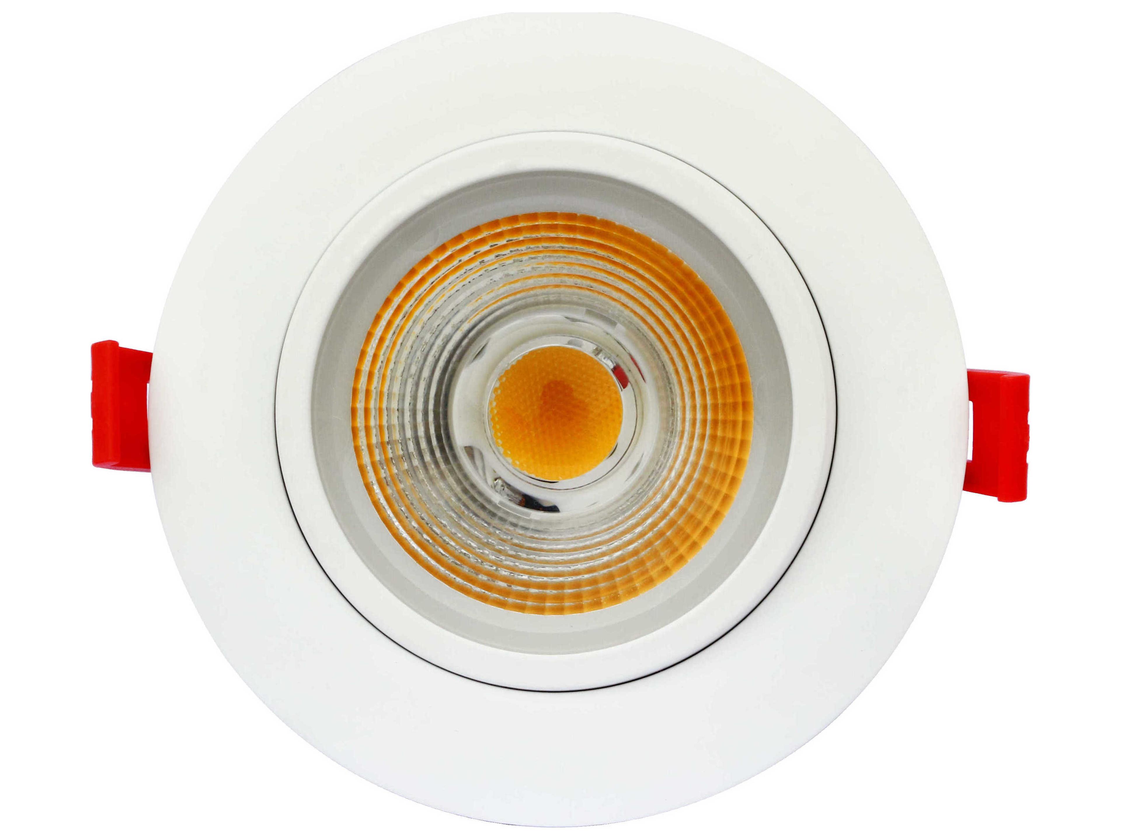 Elegant Lighting White LED Round Recessed Light