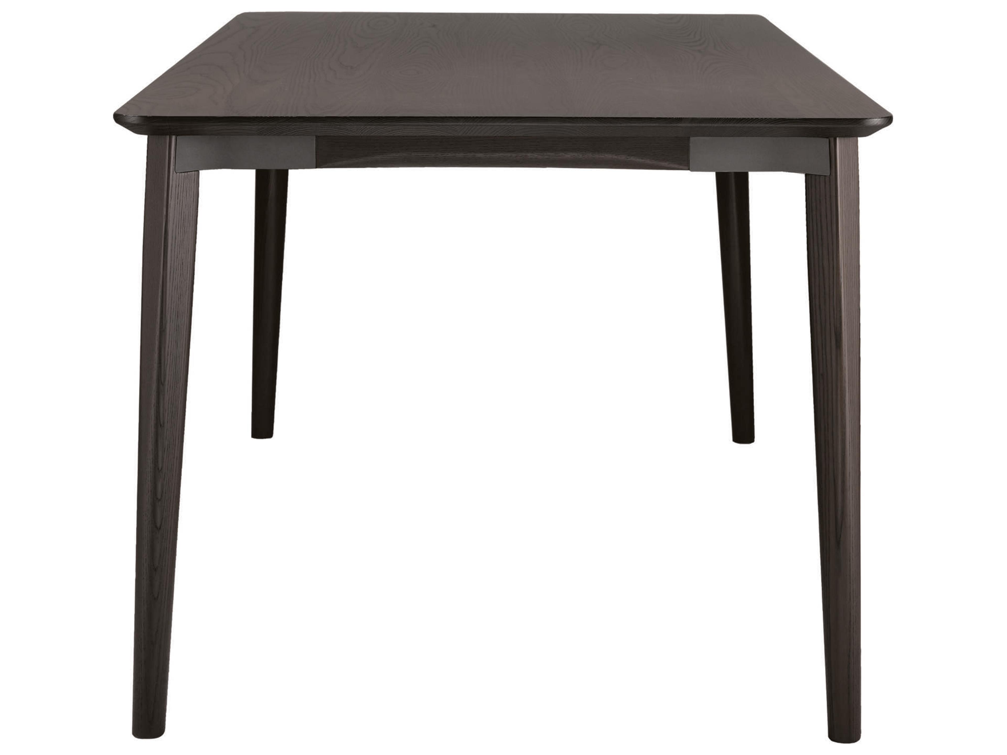 Emeco Lancaster By Michael Young Rectangular Wood Dark Grey Ash Dining Table