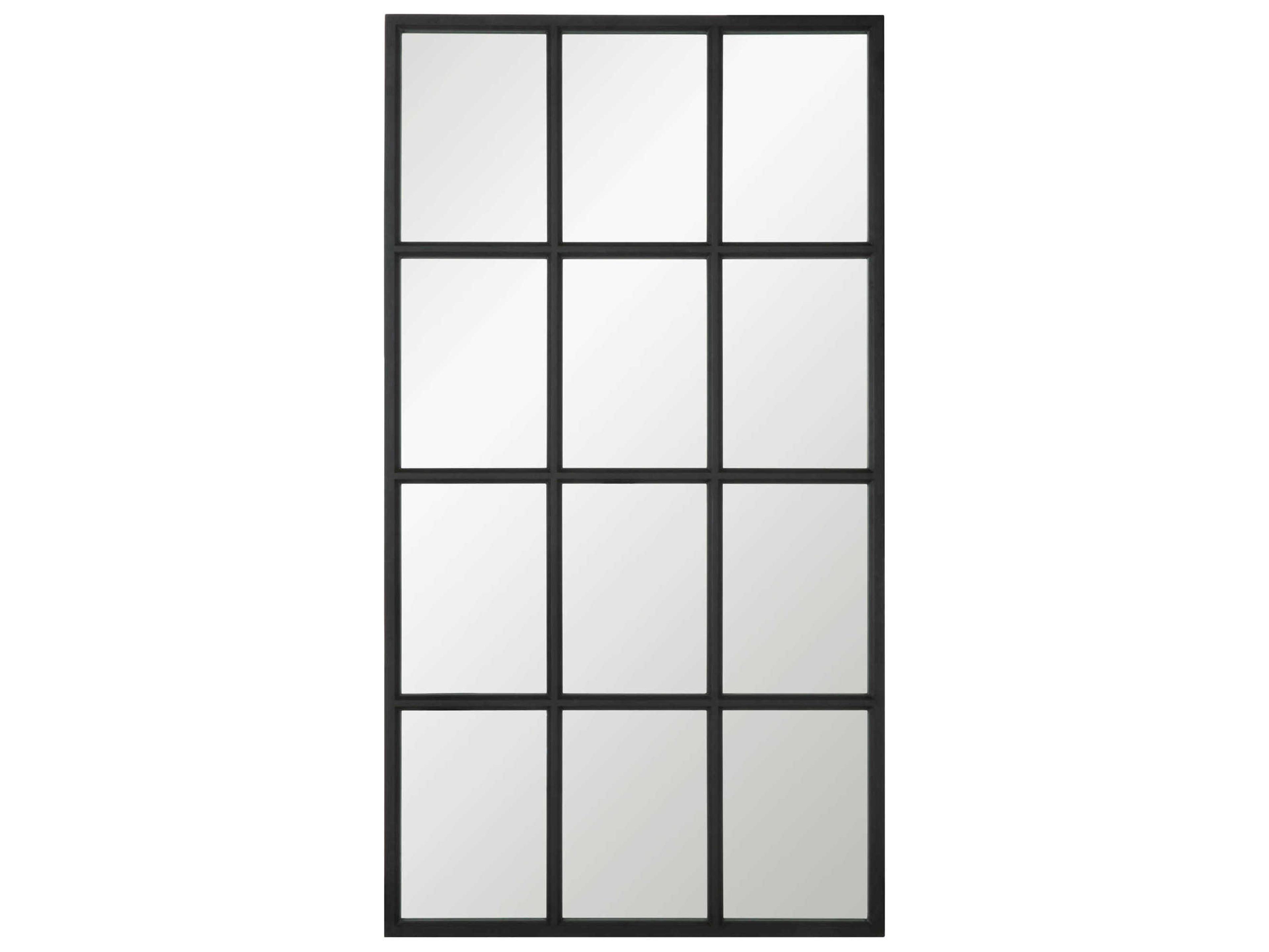 Luxecor Stitch & Hand Grid Rectangular Floor Mirror