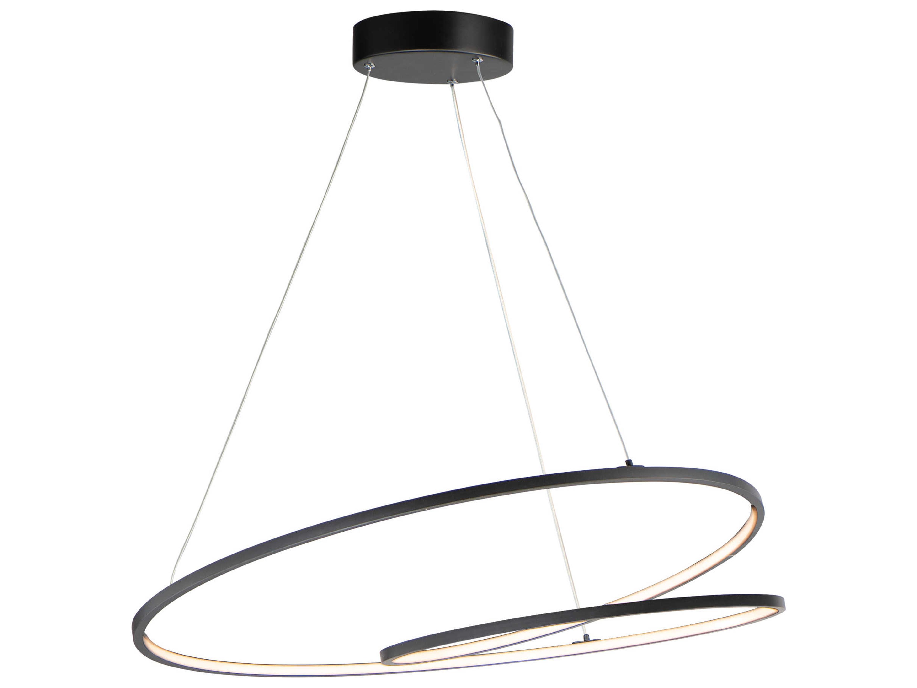 ET2 Cycle 1-Light Black LED Pendant