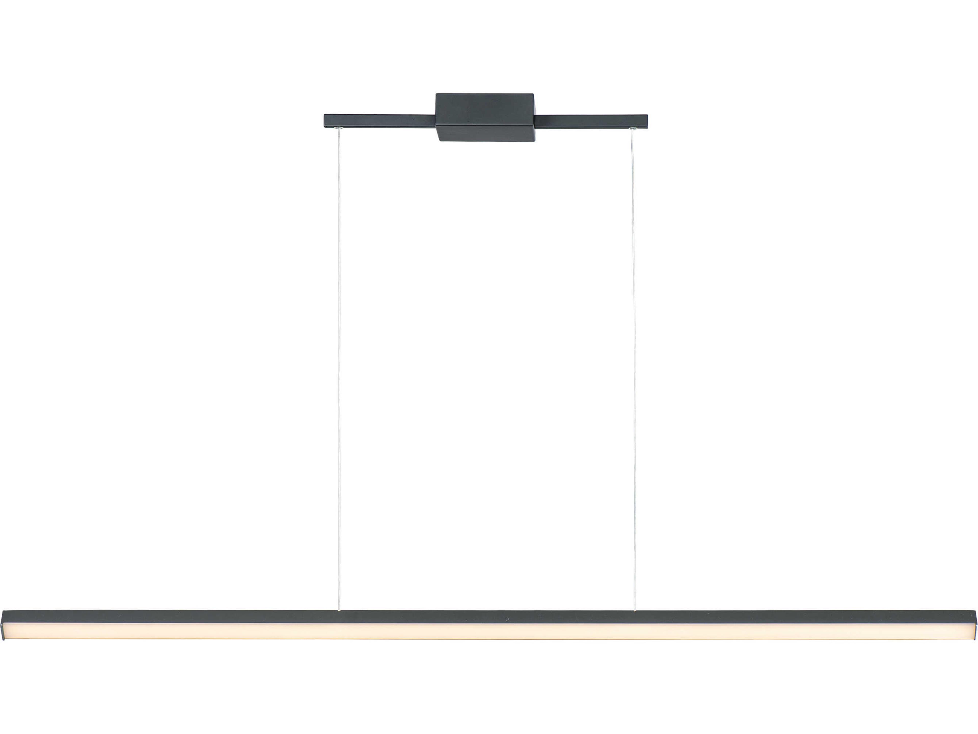 ET2 Hover 1-Light Black LED Linear Island Pendant