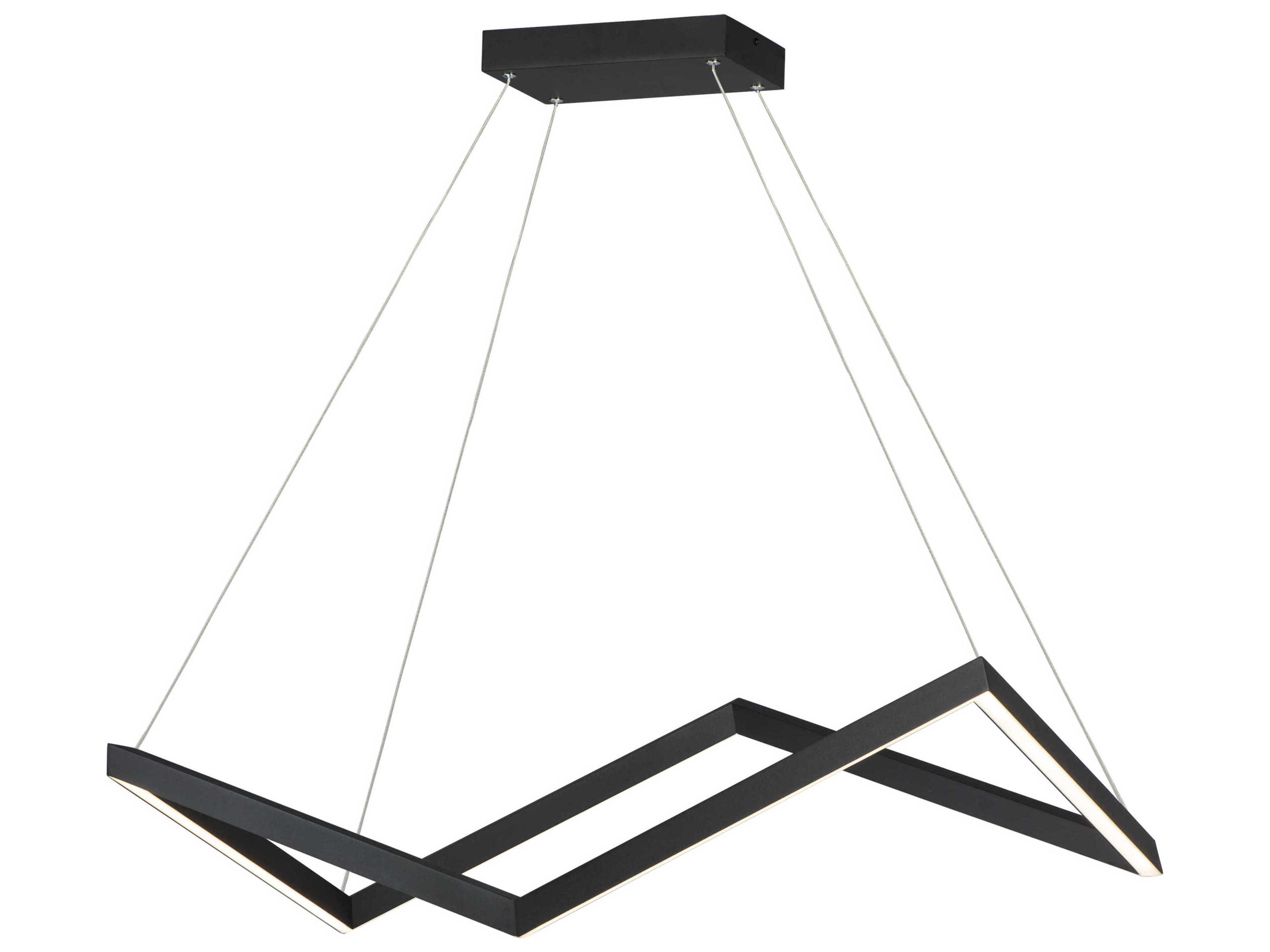 ET2 Stealth 1-Light Black LED Geometric Pendant