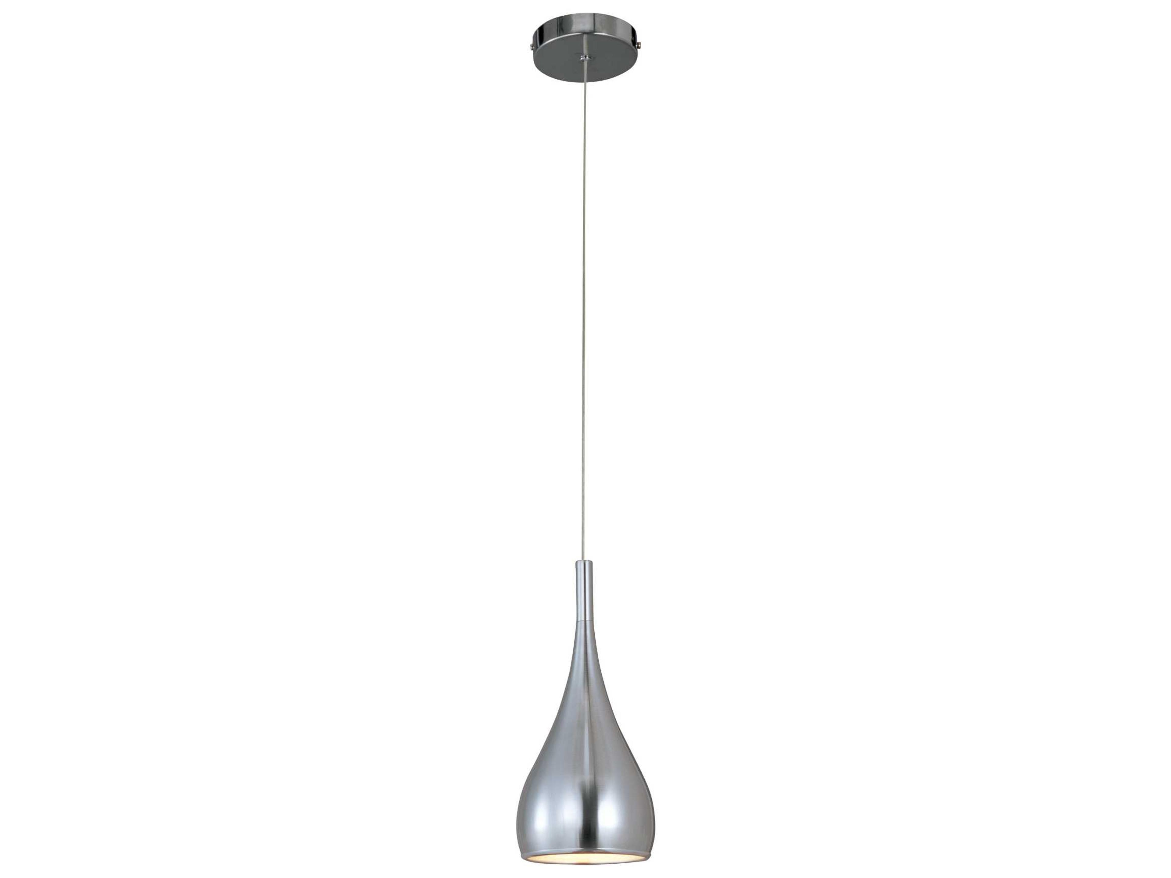 ET2 1-Light Satin Nickel Bell Pendant