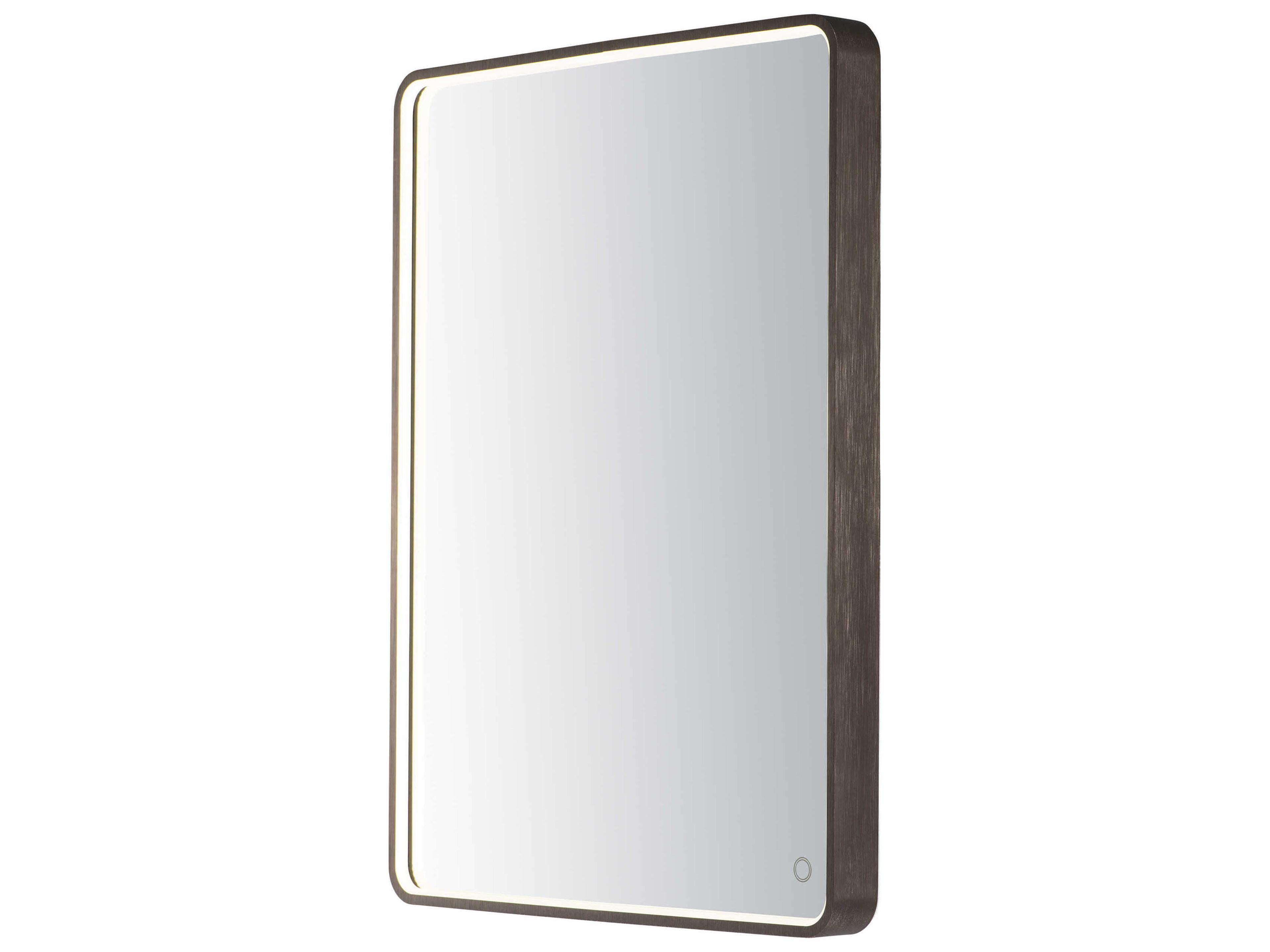 ET2 Anodized Bronze LED Rectangular Wall Mirror