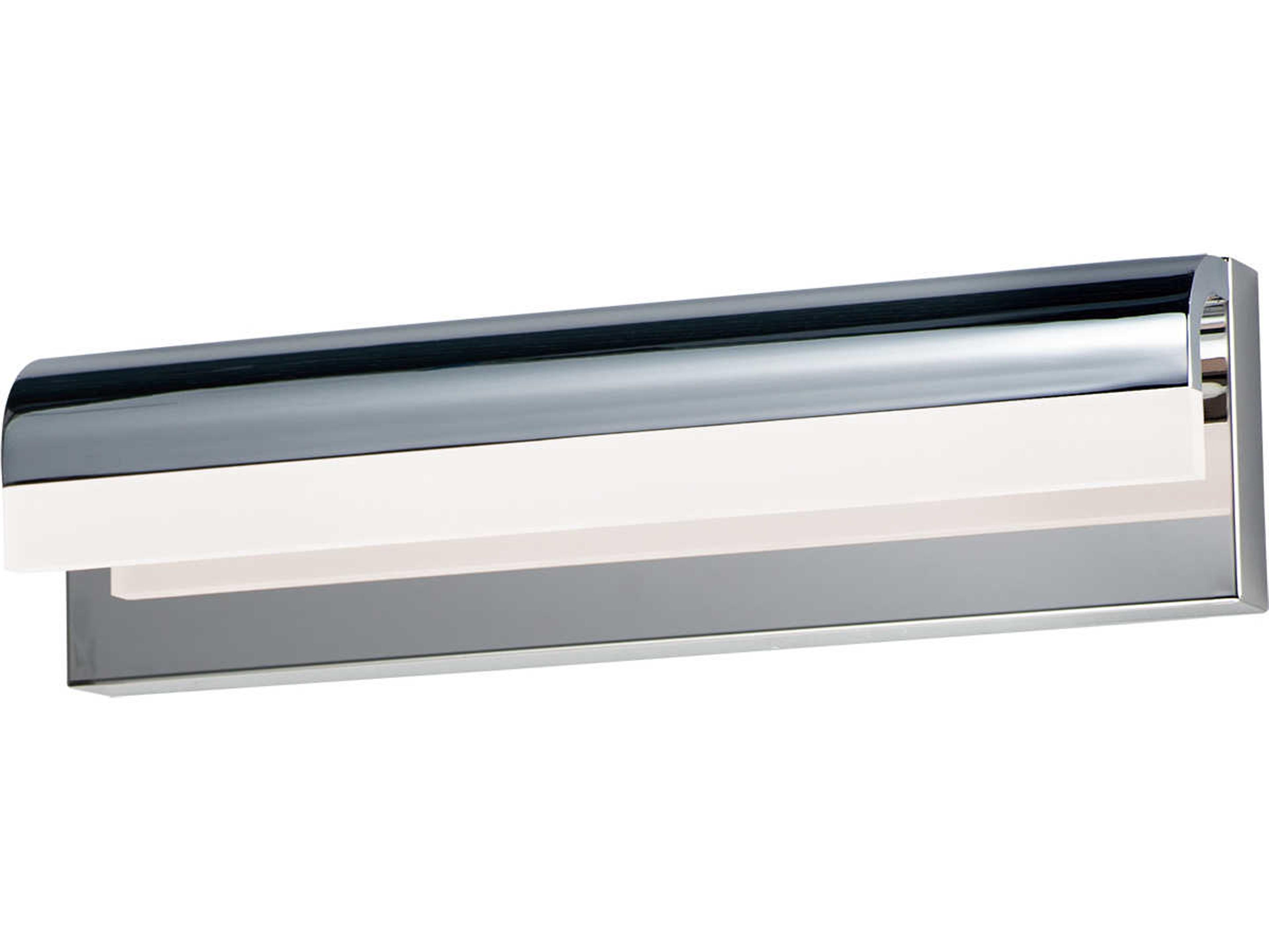 ET2 Waterfall 1-Light Polished Chrome LED Vanity Light