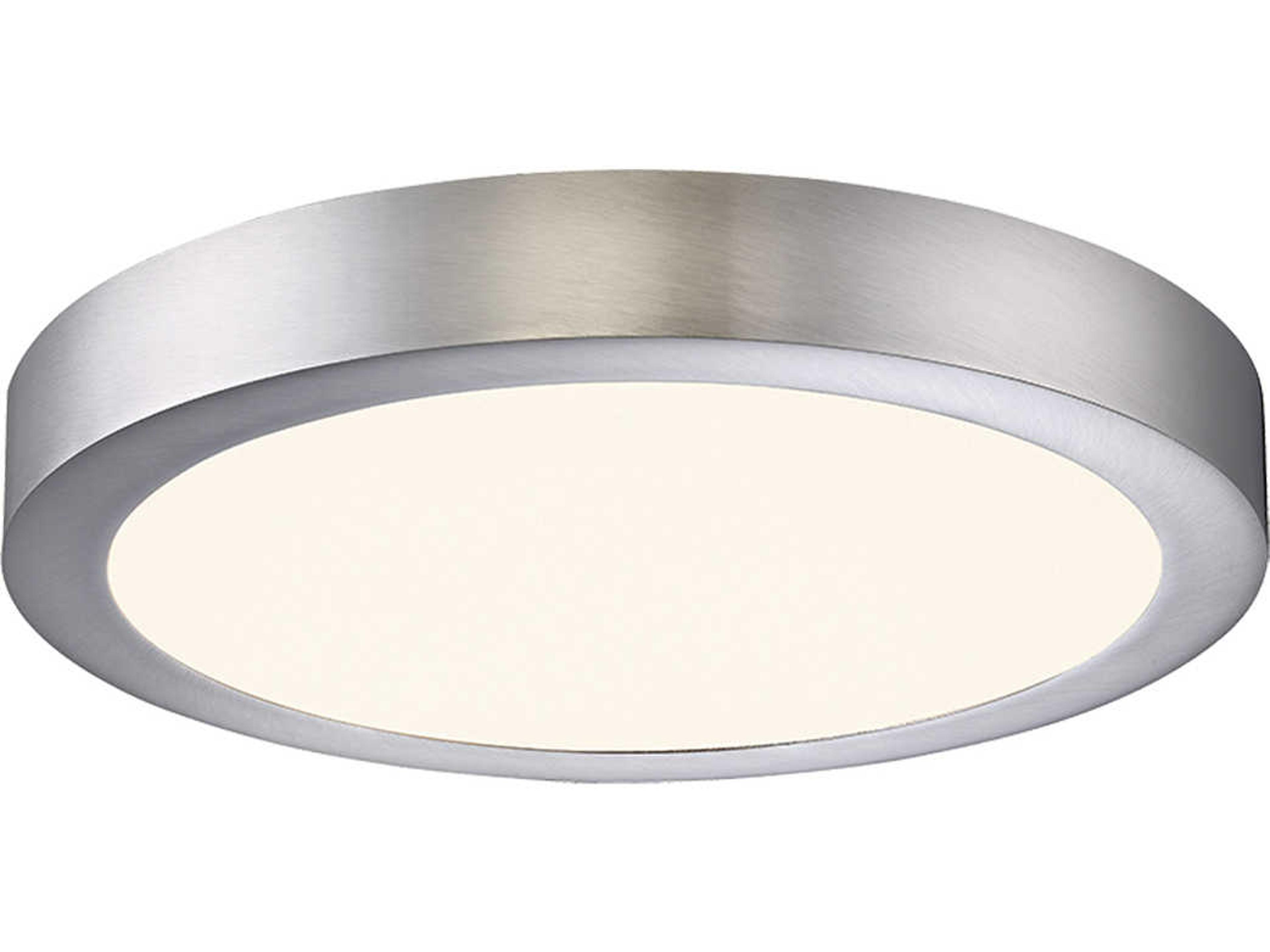 Eurofase Brant Satin Nickel LED Round Flush Mount