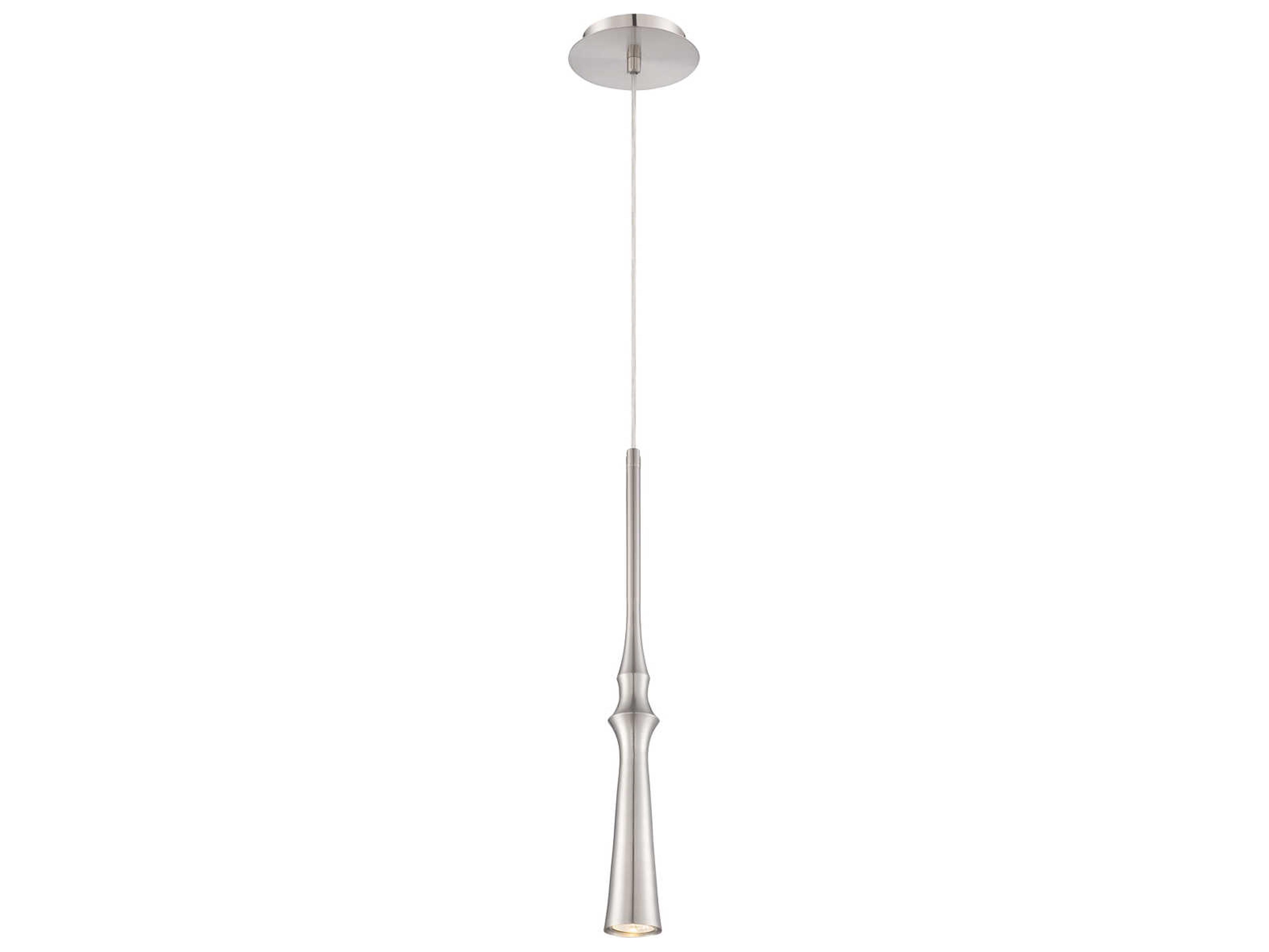 Eurofase Cani 1-Light Satin Nickel Mini Pendant