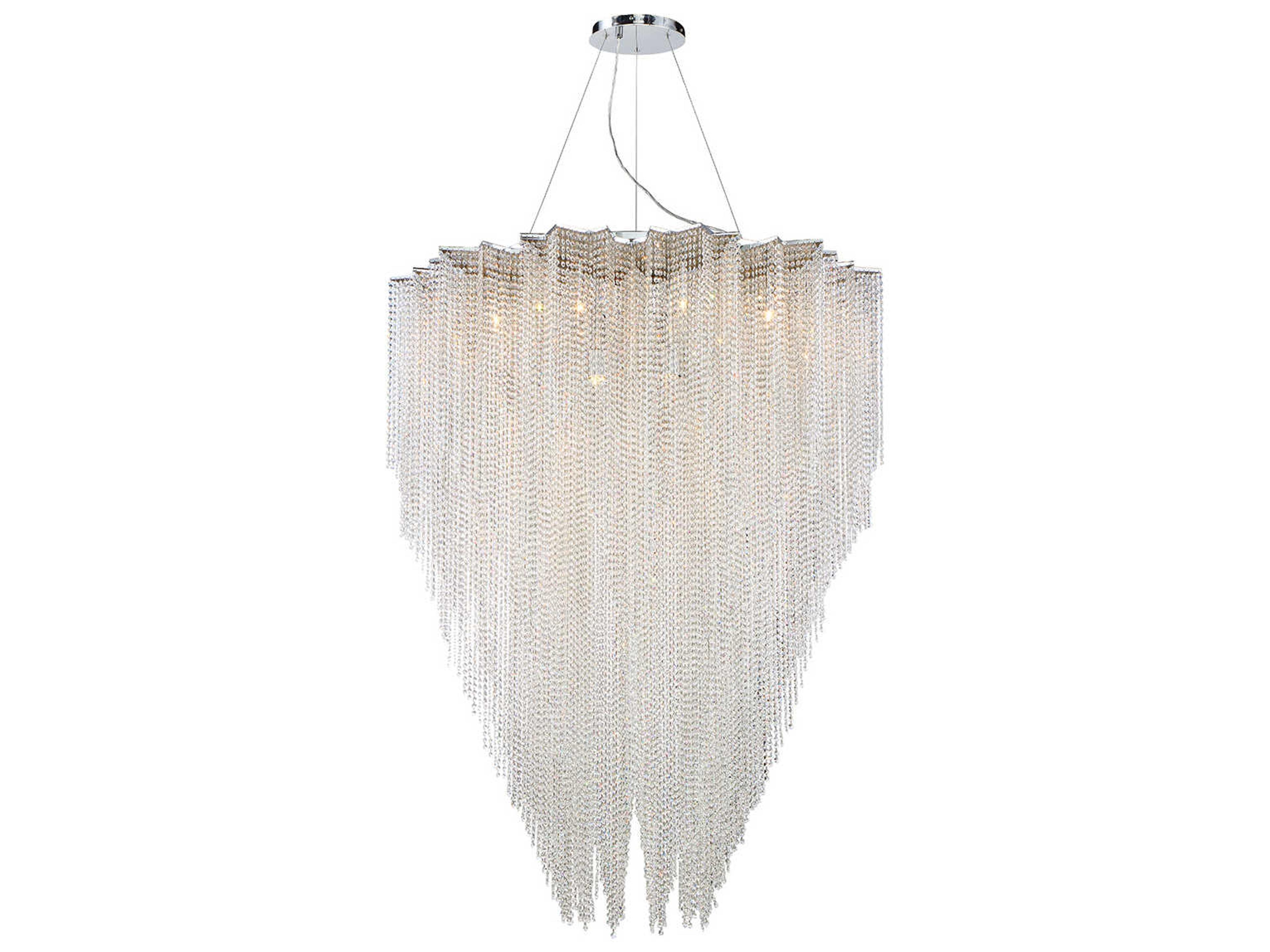 Eurofase Cohen 12-Light Chrome Pendant