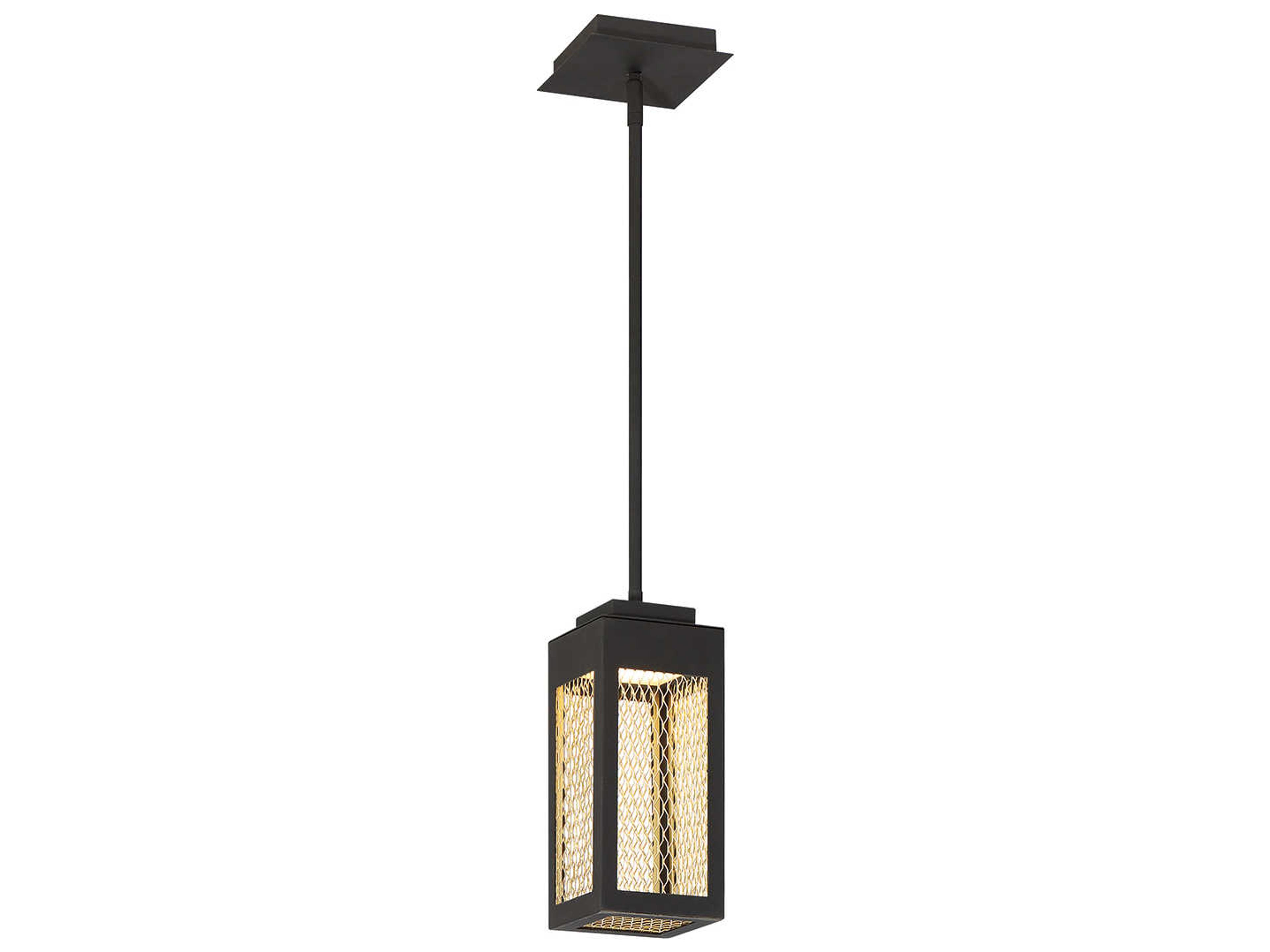 Eurofase Coop Sand Black LED Mini Pendant