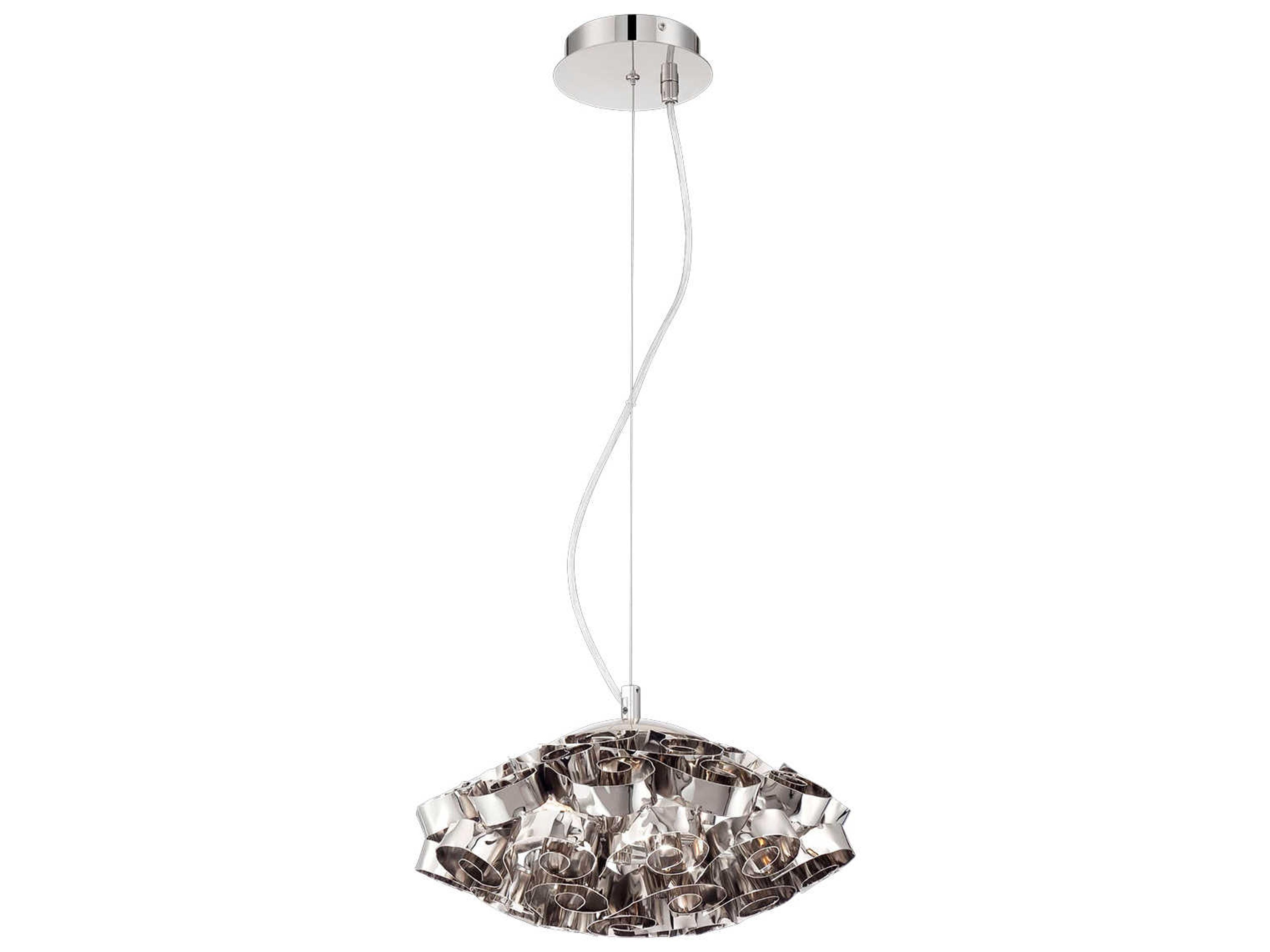 Eurofase Grace 3-Light Polished Nickel Pendant
