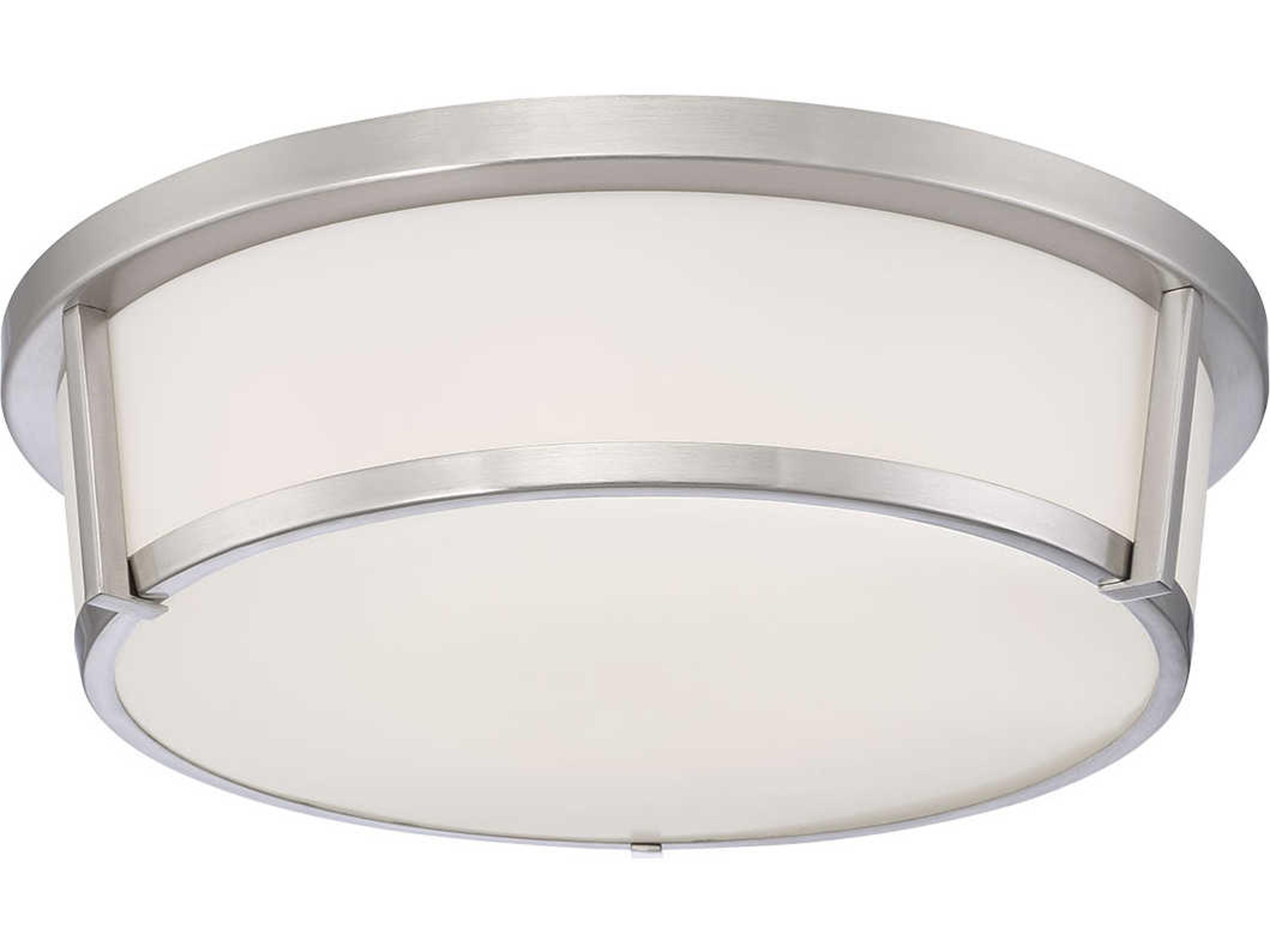 Eurofase Java 1-Light Satin Nickel LED Round Flush Mount