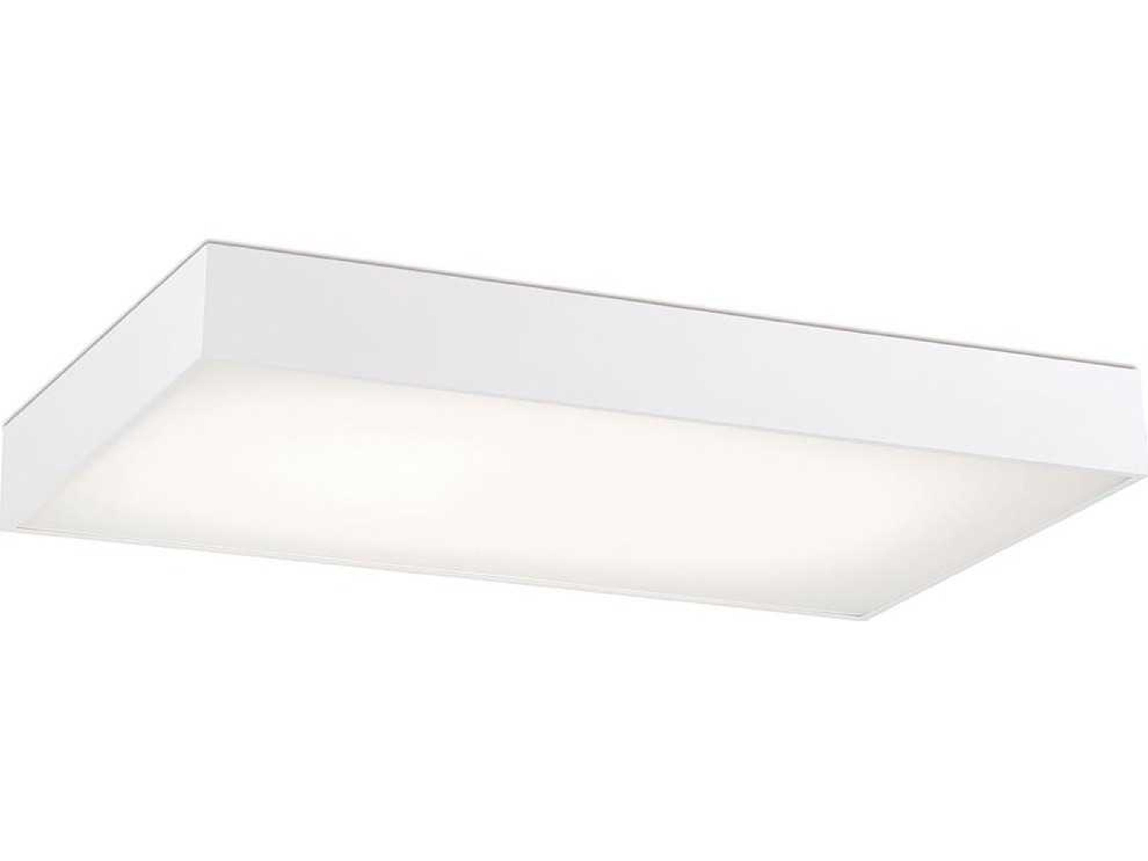 Eurofase Mac 1-Light White LED Flush Mount