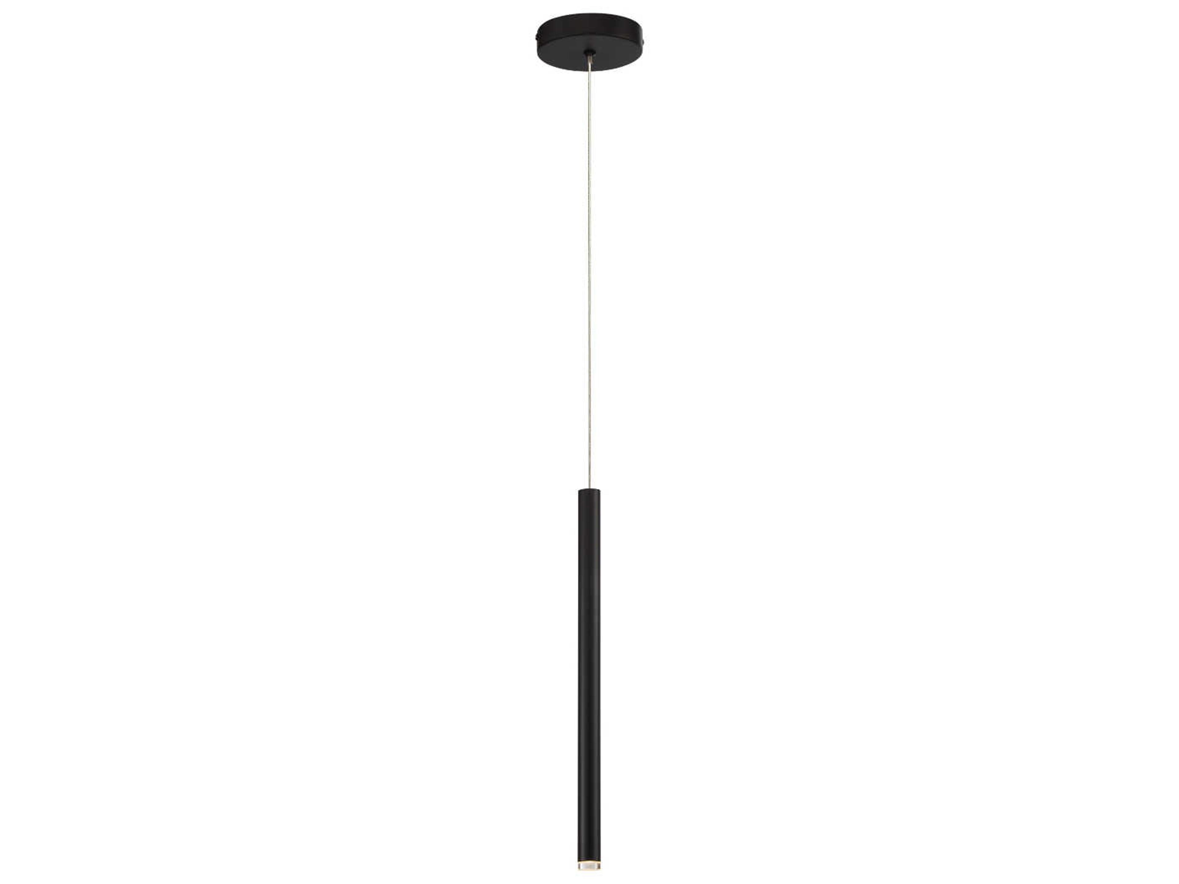 Eurofase Navada Black LED Cylinder Mini Pendant
