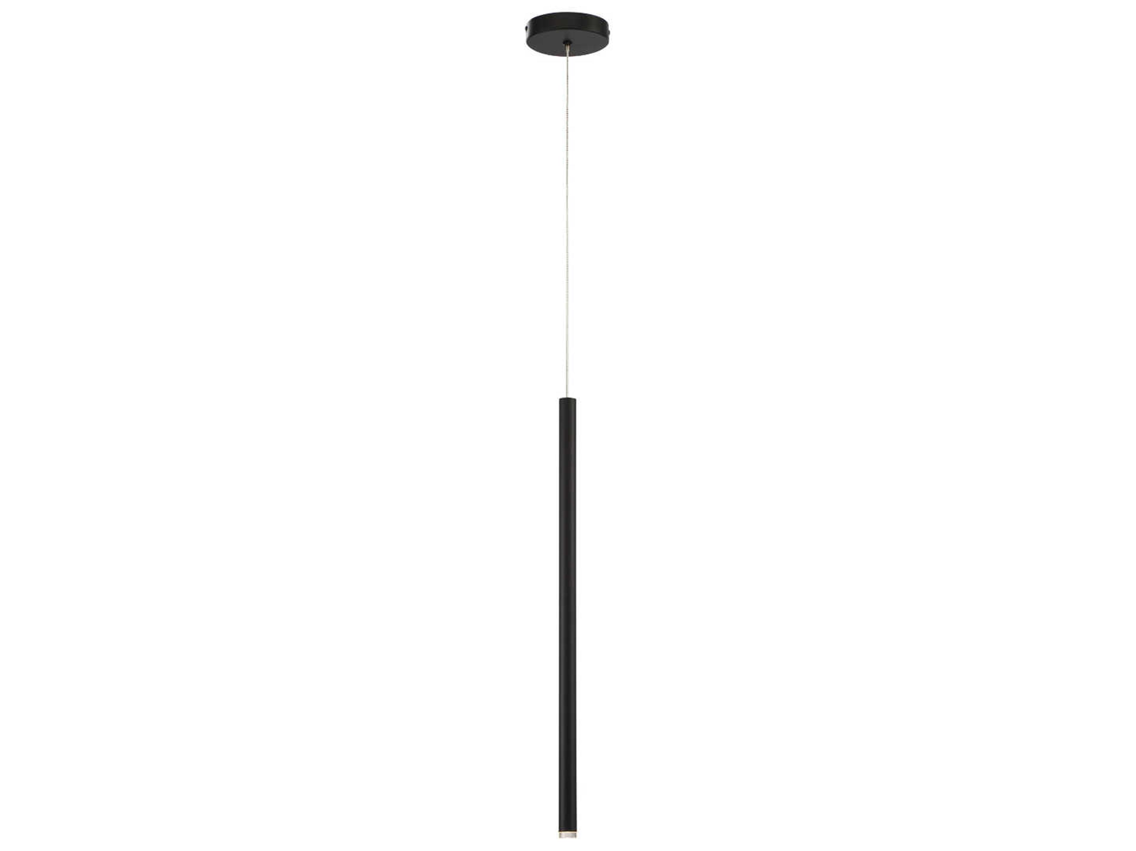 Eurofase Navada Black LED Cylinder Mini Pendant