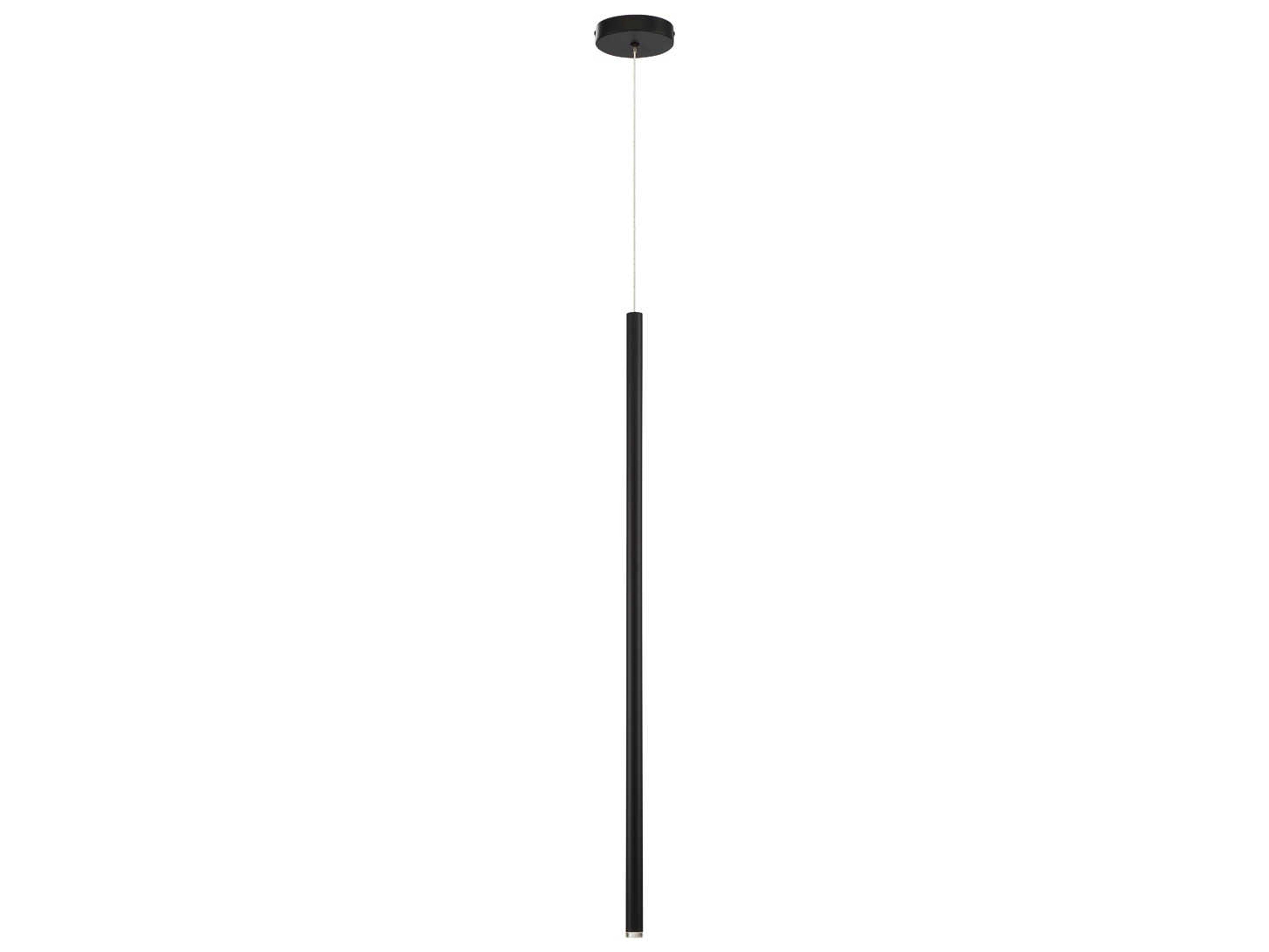 Eurofase Navada Black LED Cylinder Mini Pendant