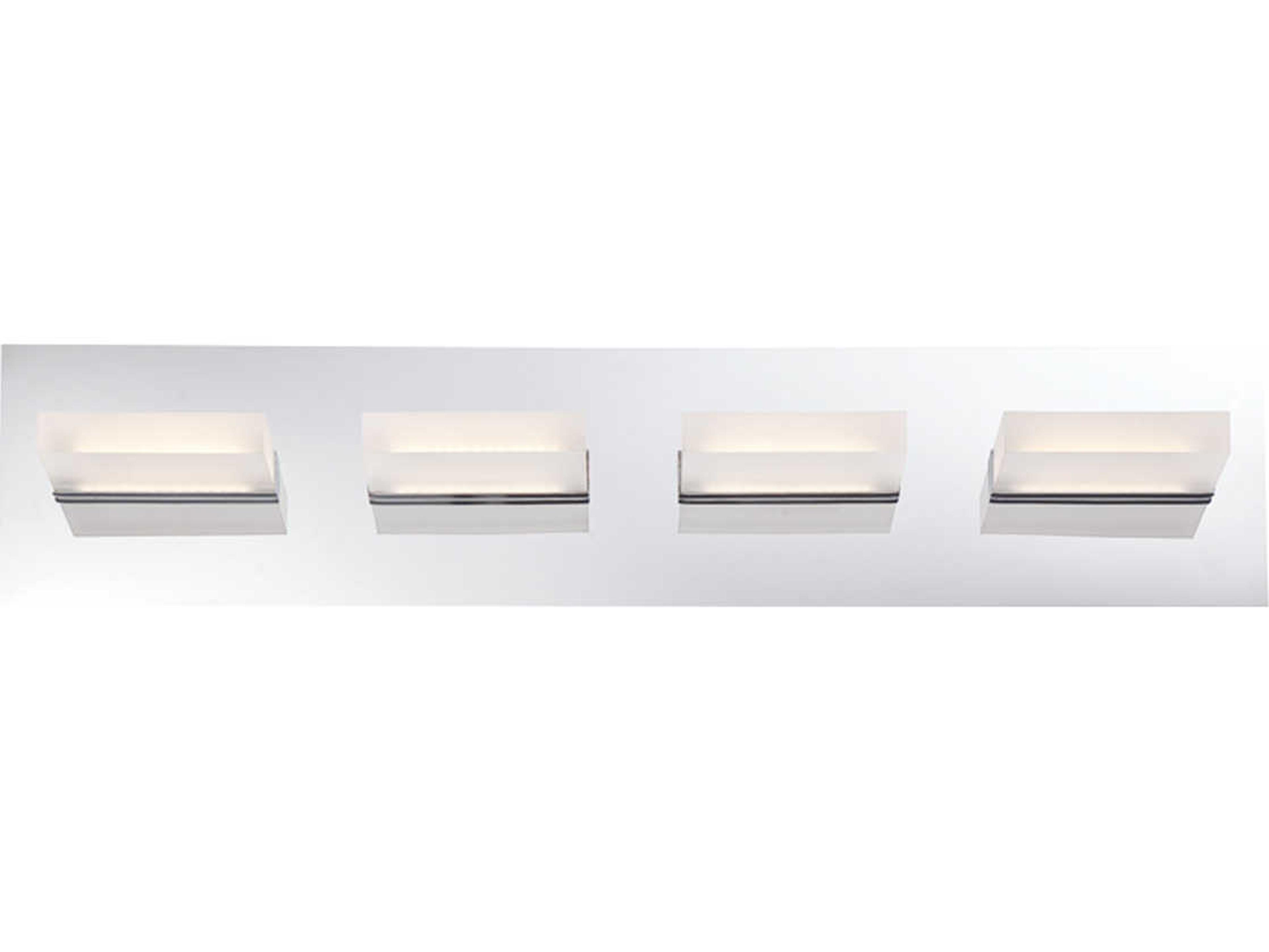 Eurofase Olson 4-Light Chrome LED Vanity Light