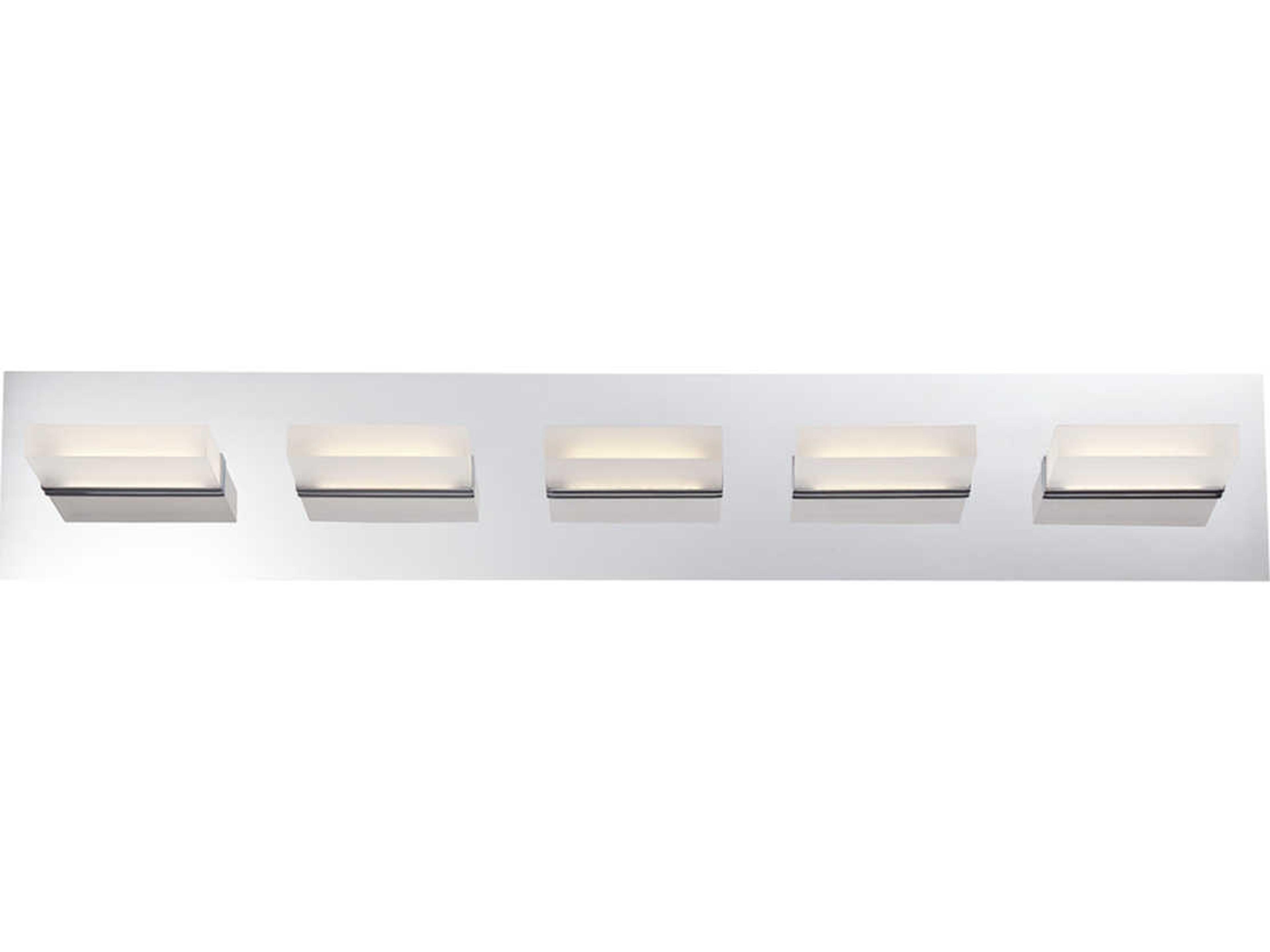 Eurofase Olson 5-Light Chrome LED Vanity Light