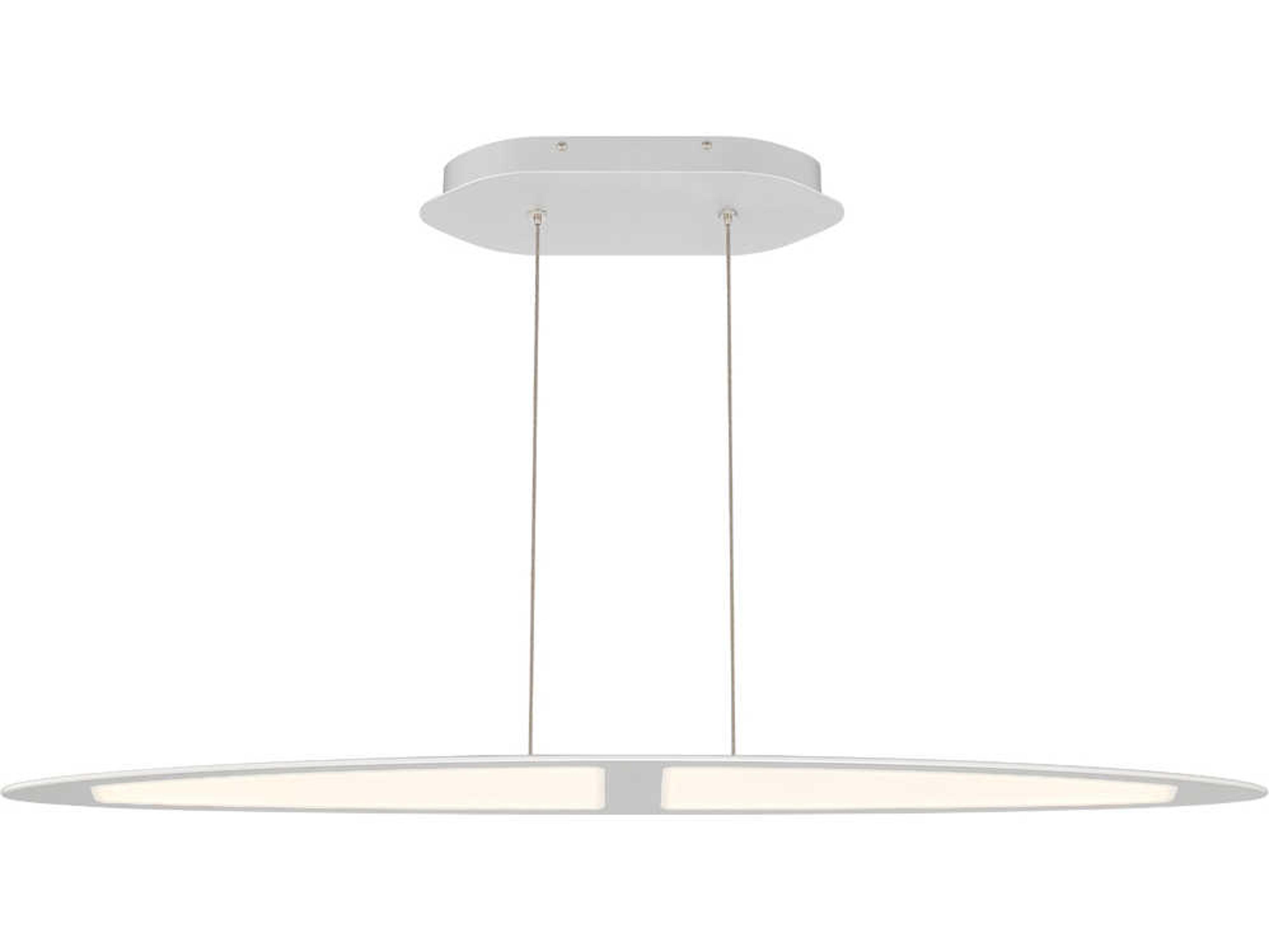 Eurofase Ormont Brushed Nickel LED Linear Island Pendant