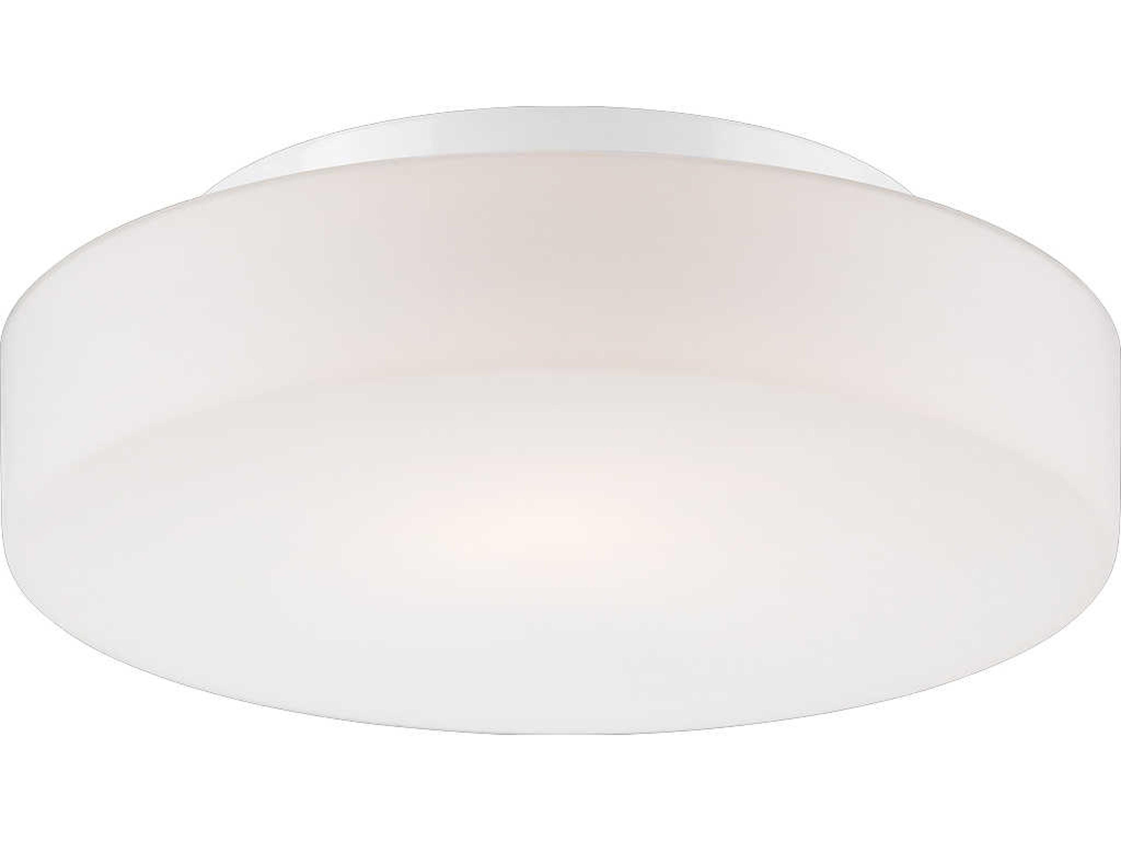 Eurofase Ramata 1-Light White Round Flush Mount