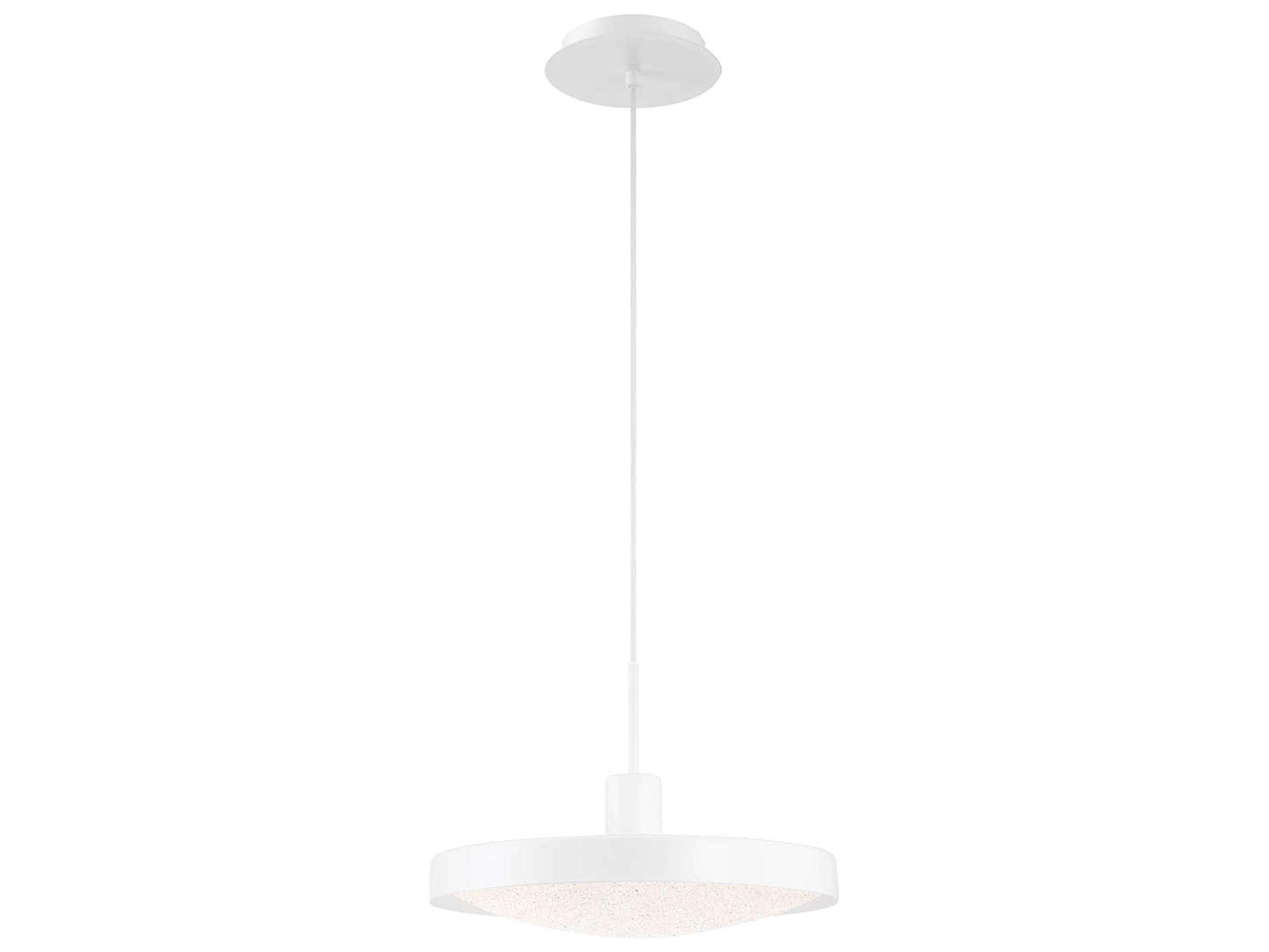 Eurofase Sandstone White LED Bowl Round Pendant