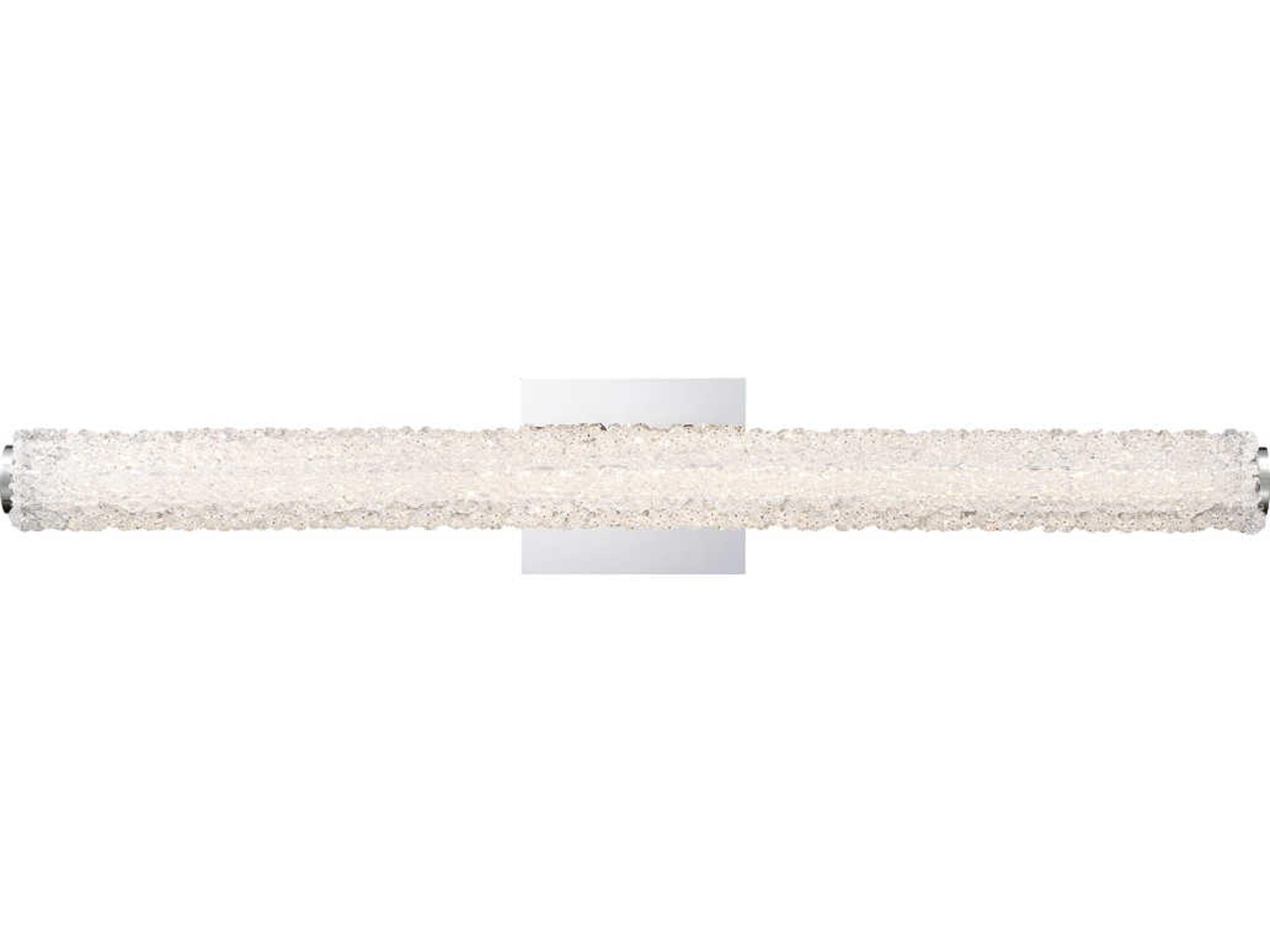 Eurofase Sassi Chrome Crystal LED Vanity Light