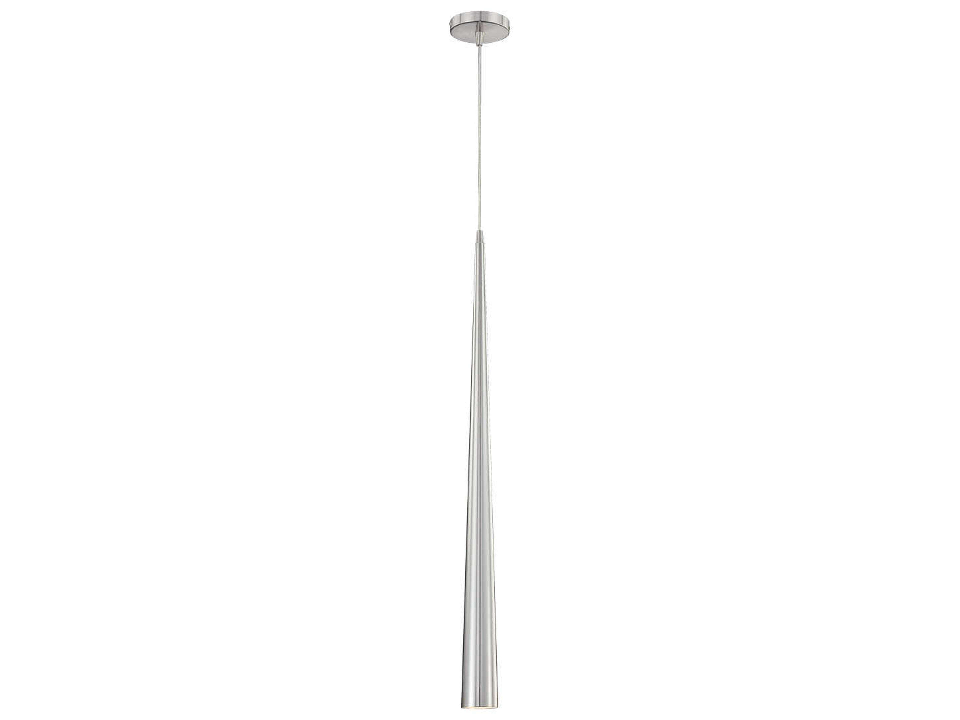 Eurofase Sliver 1-Light Satin Nickel Mini Pendant