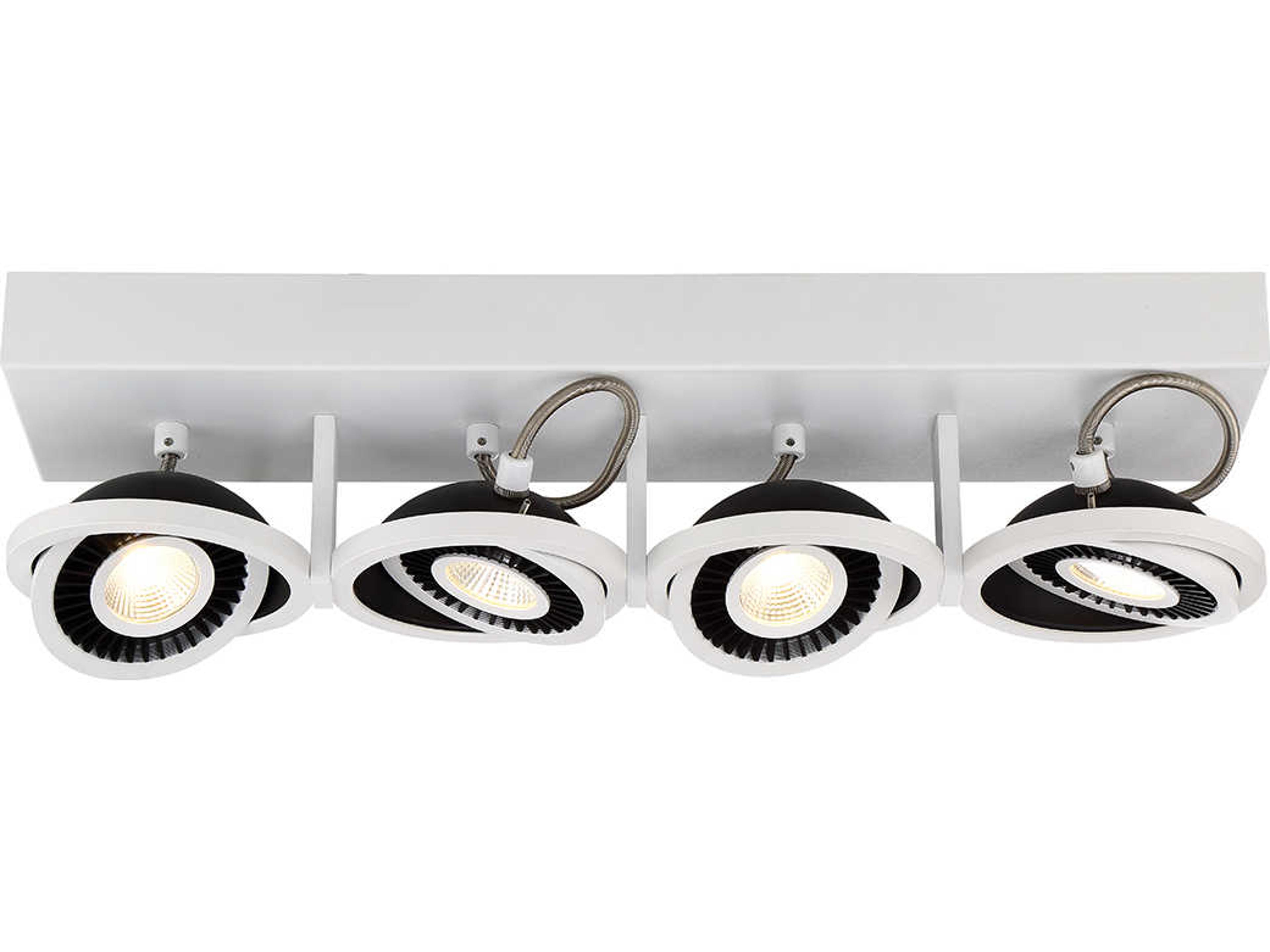 Eurofase Vision 4-Light White LED Round Flush Mount