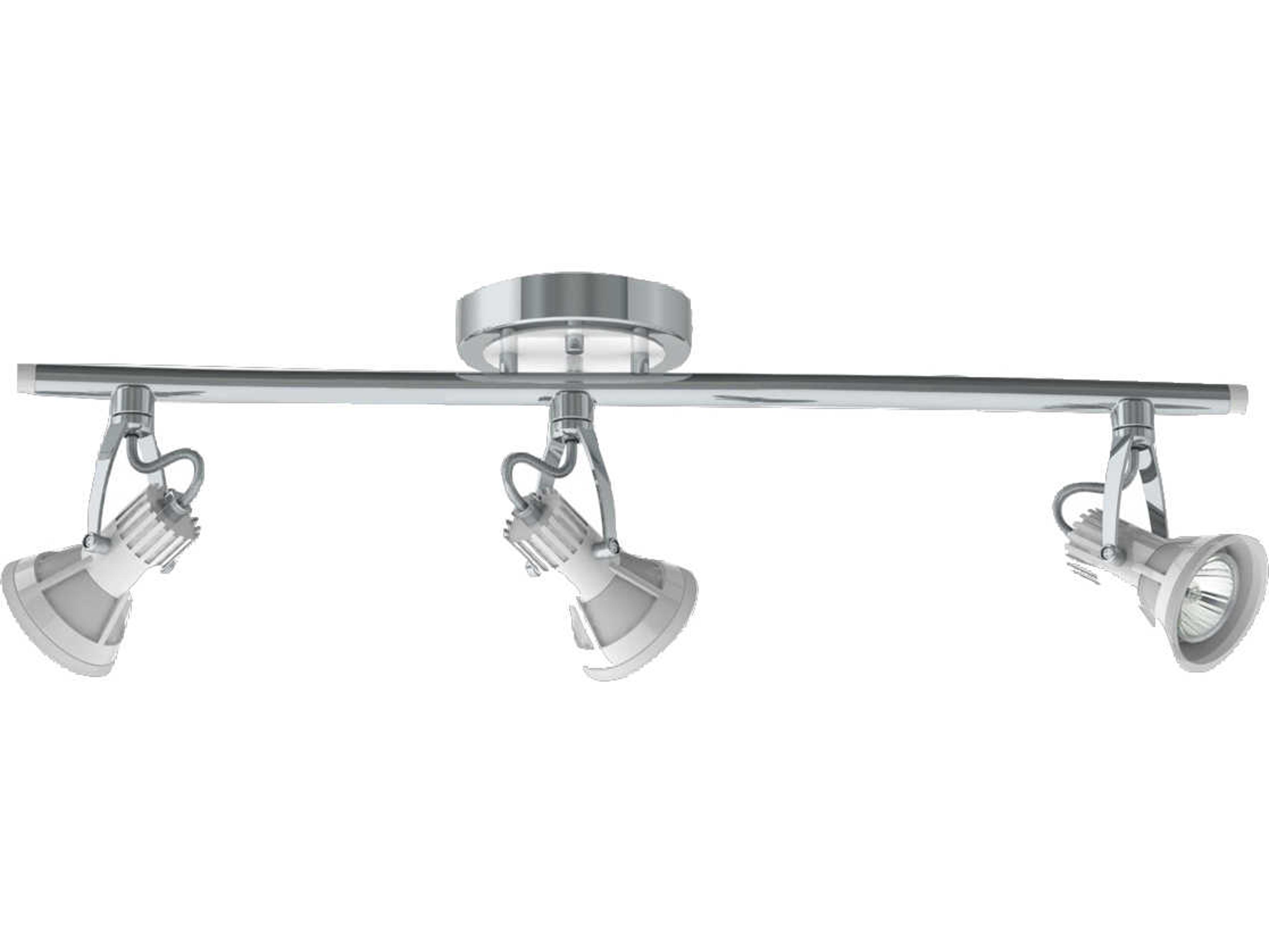 Eurofase Vortex Chrome Glass Linear Round Track & Rail Light