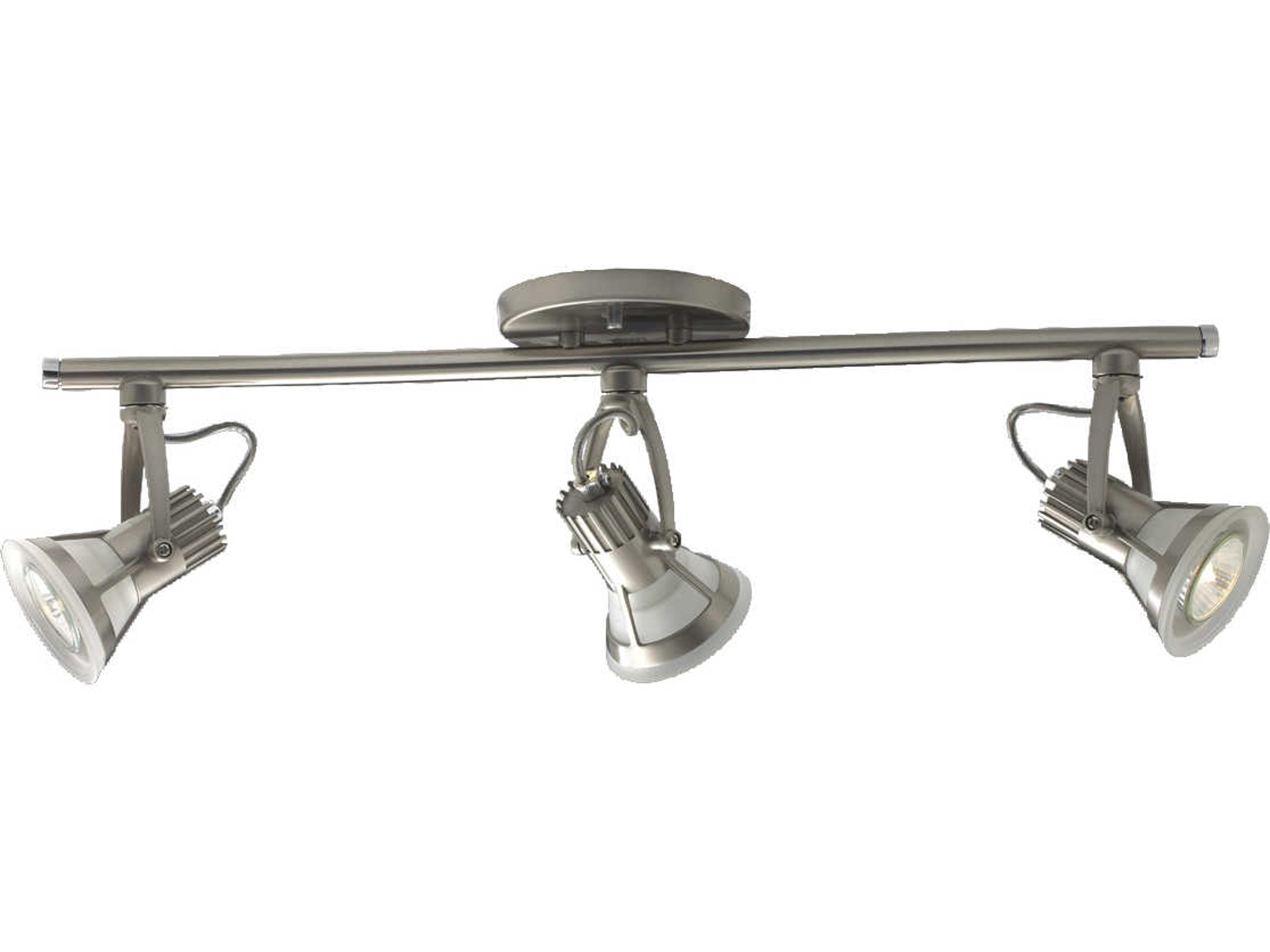 Eurofase Vortex Satin Nickel Glass Linear Round Track & Rail Light