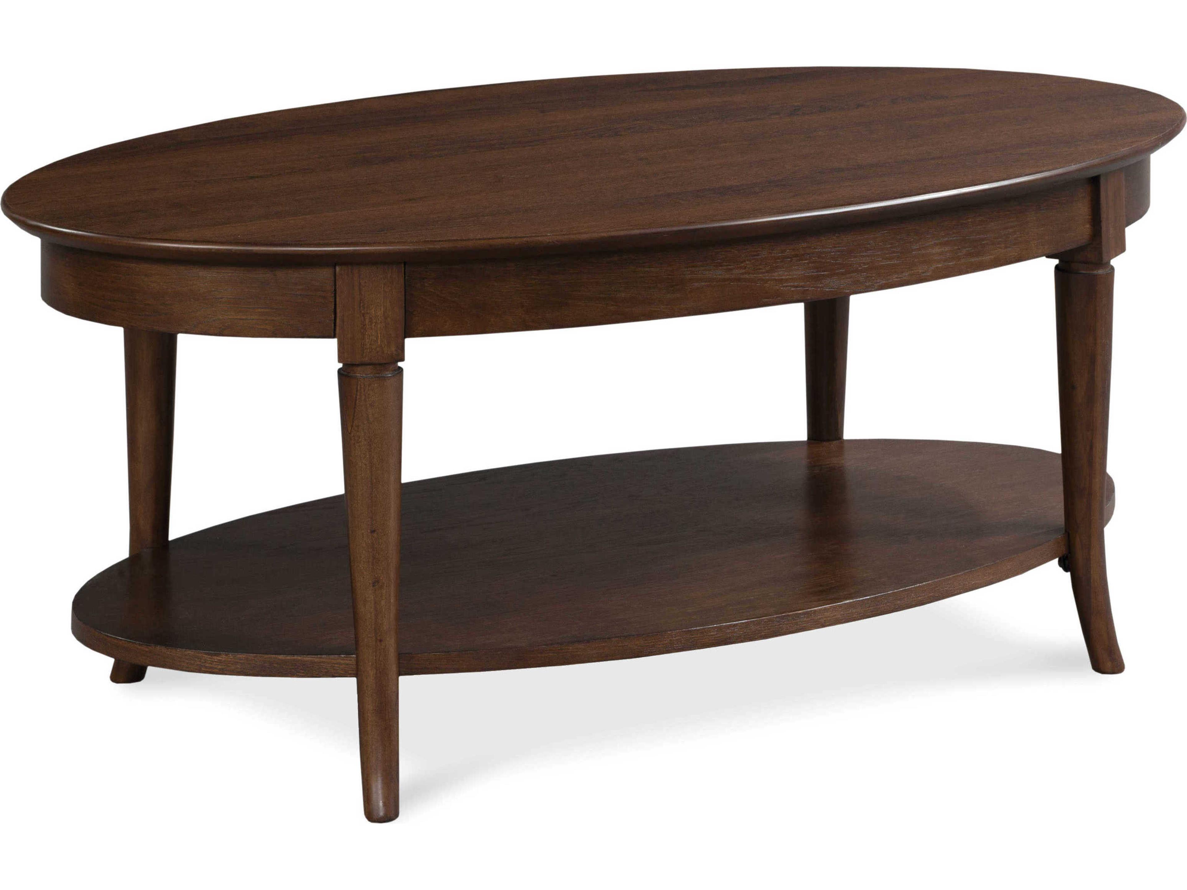 Fairfield Chair Campaigna Oval Wood Cafe Mocha Coffee Table