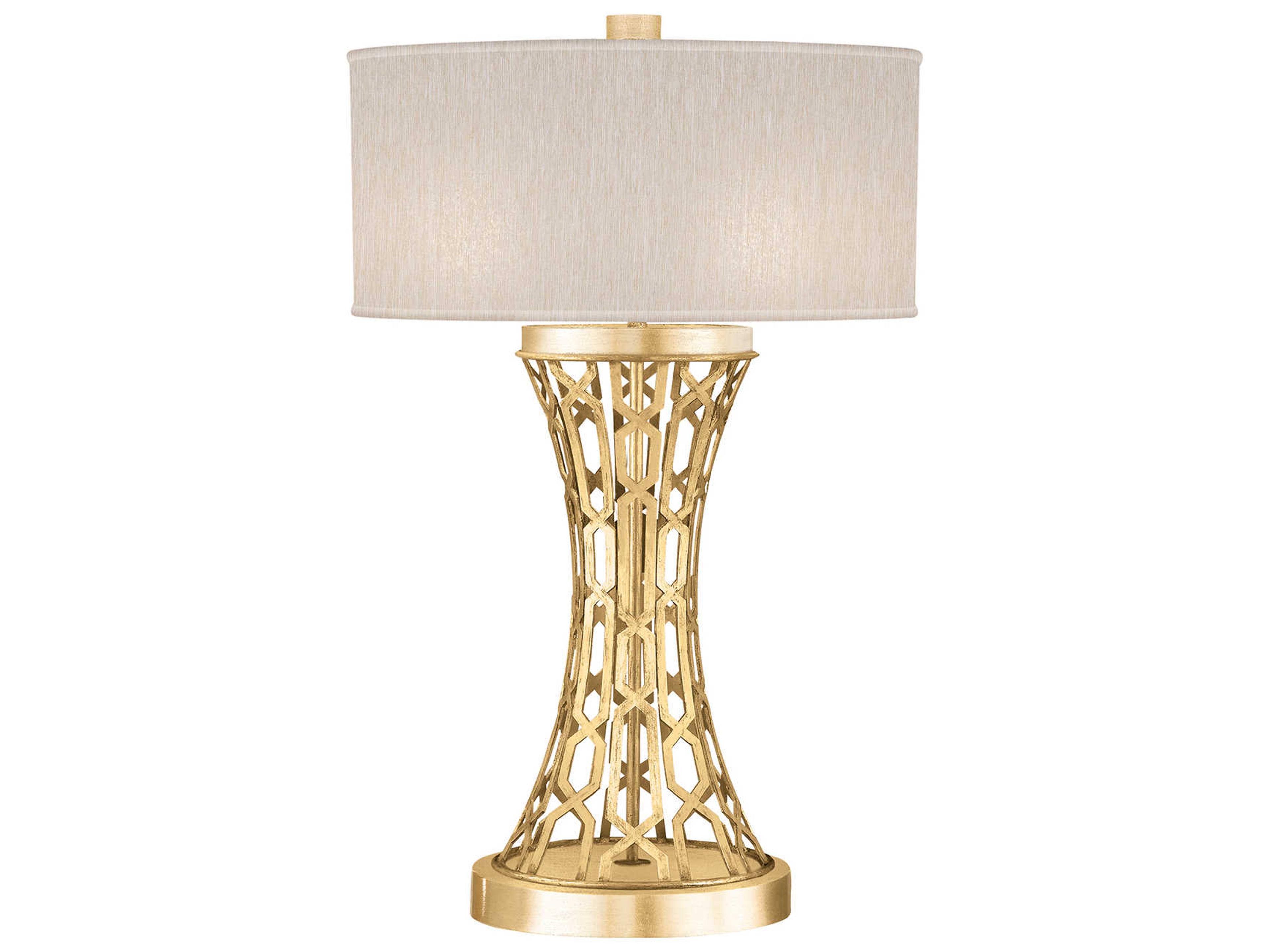 Fine Art Handcrafted Lighting Allegretto Gold Leaf Buffet Lamp