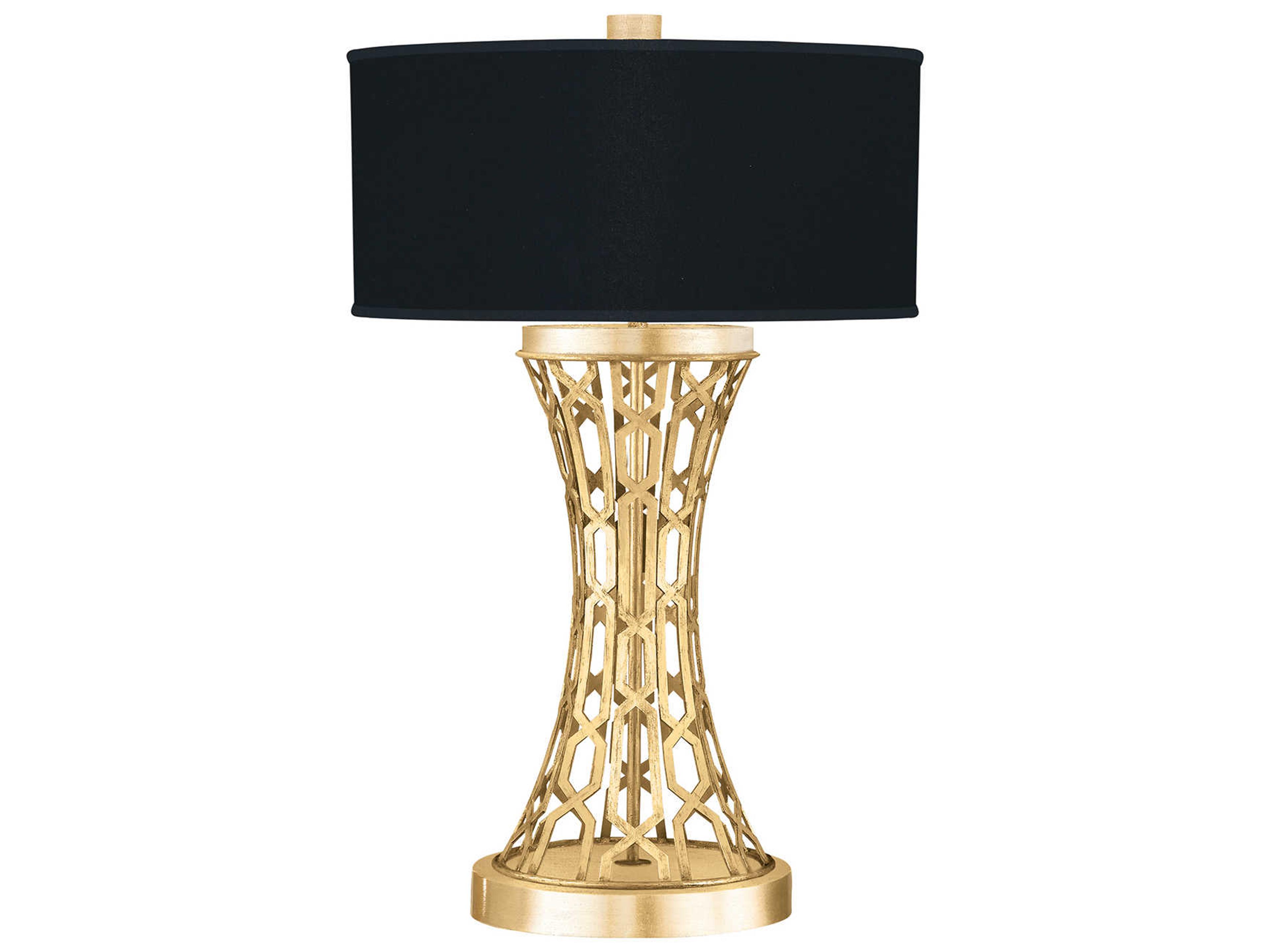 Fine Art Handcrafted Lighting Allegretto Gold Leaf Buffet Lamp