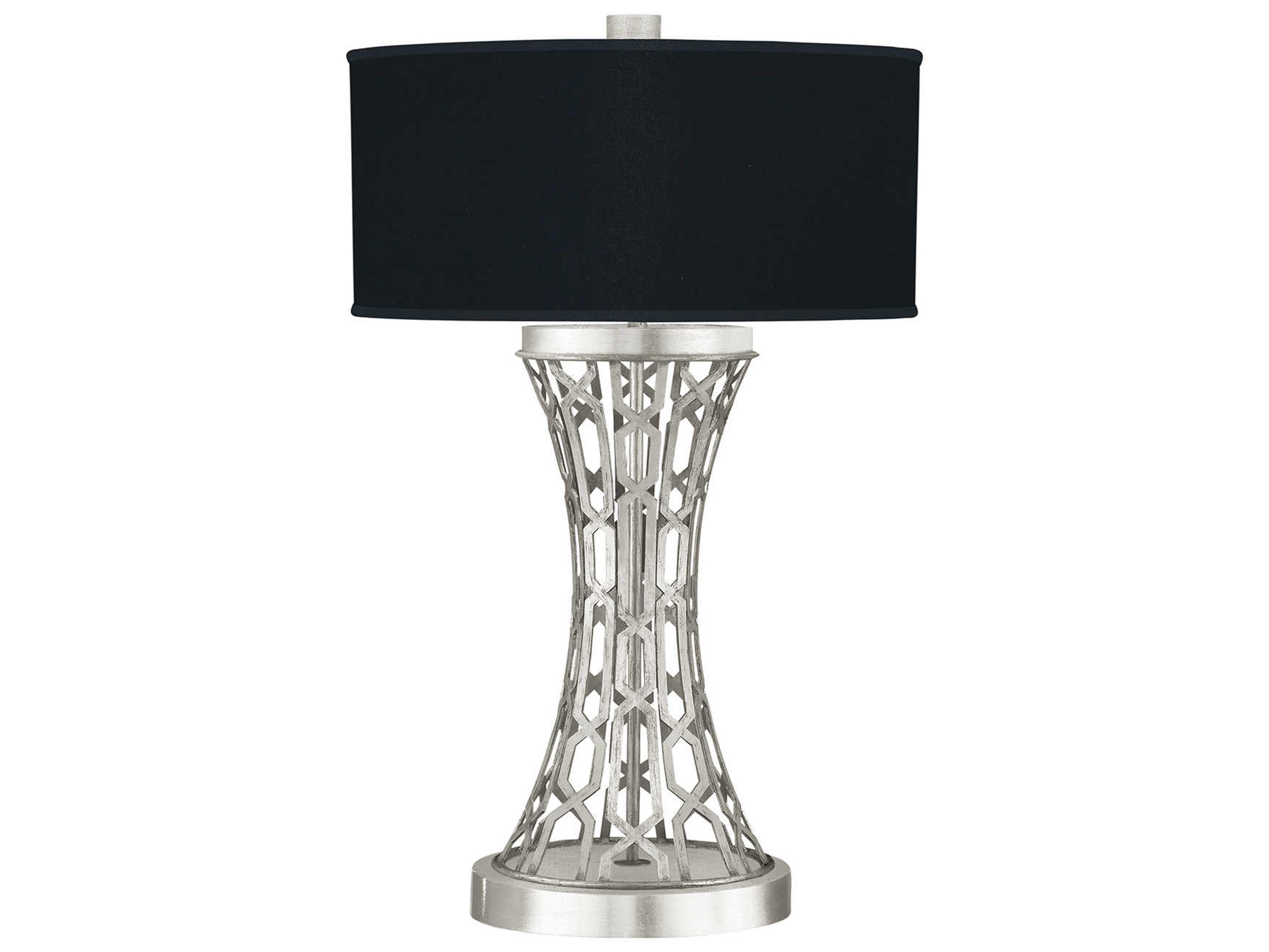 Fine Art Handcrafted Lighting Allegretto Silver Leaf Buffet Lamp