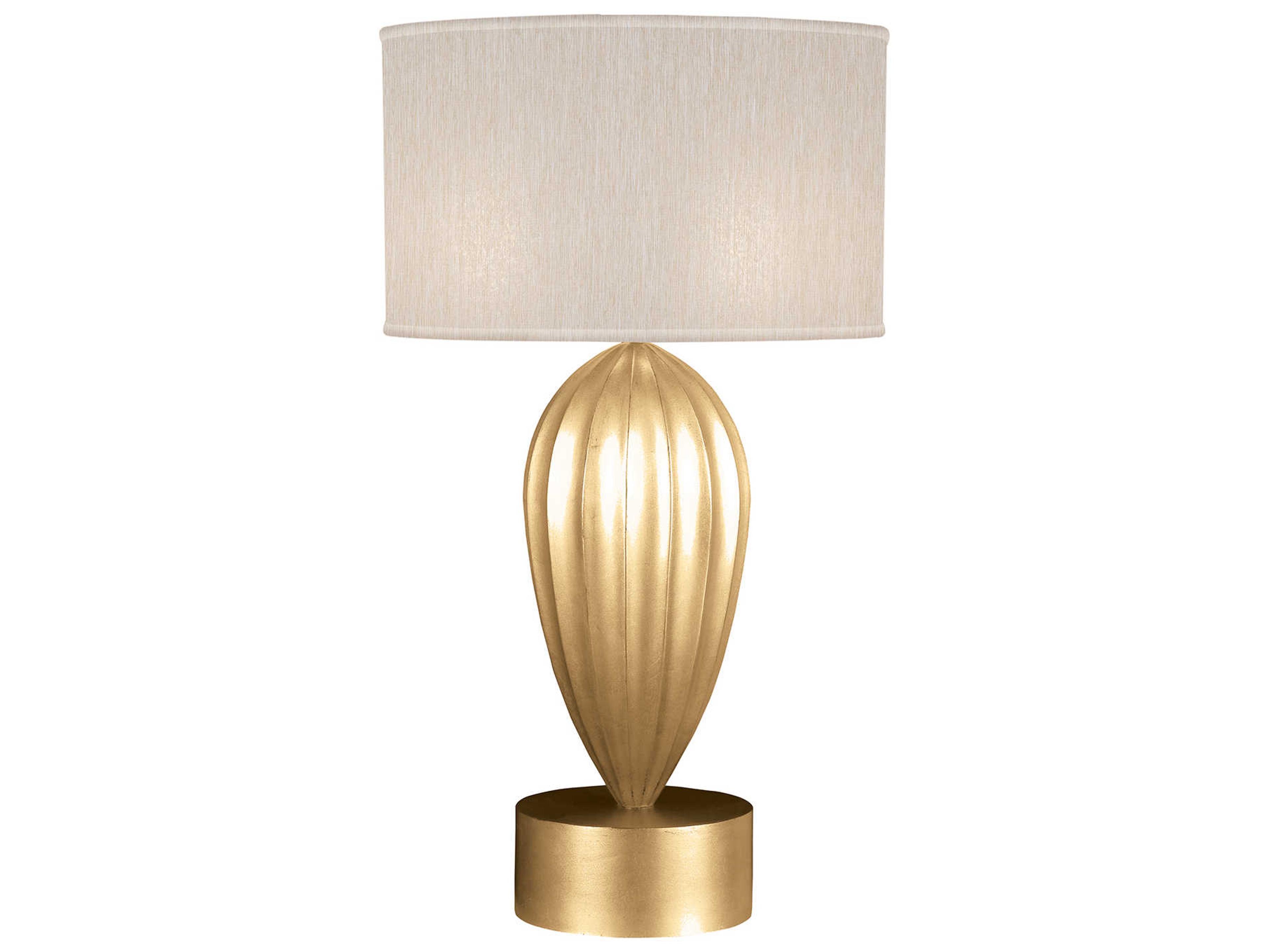 Fine Art Handcrafted Lighting Allegretto Gold Leaf Buffet Lamp