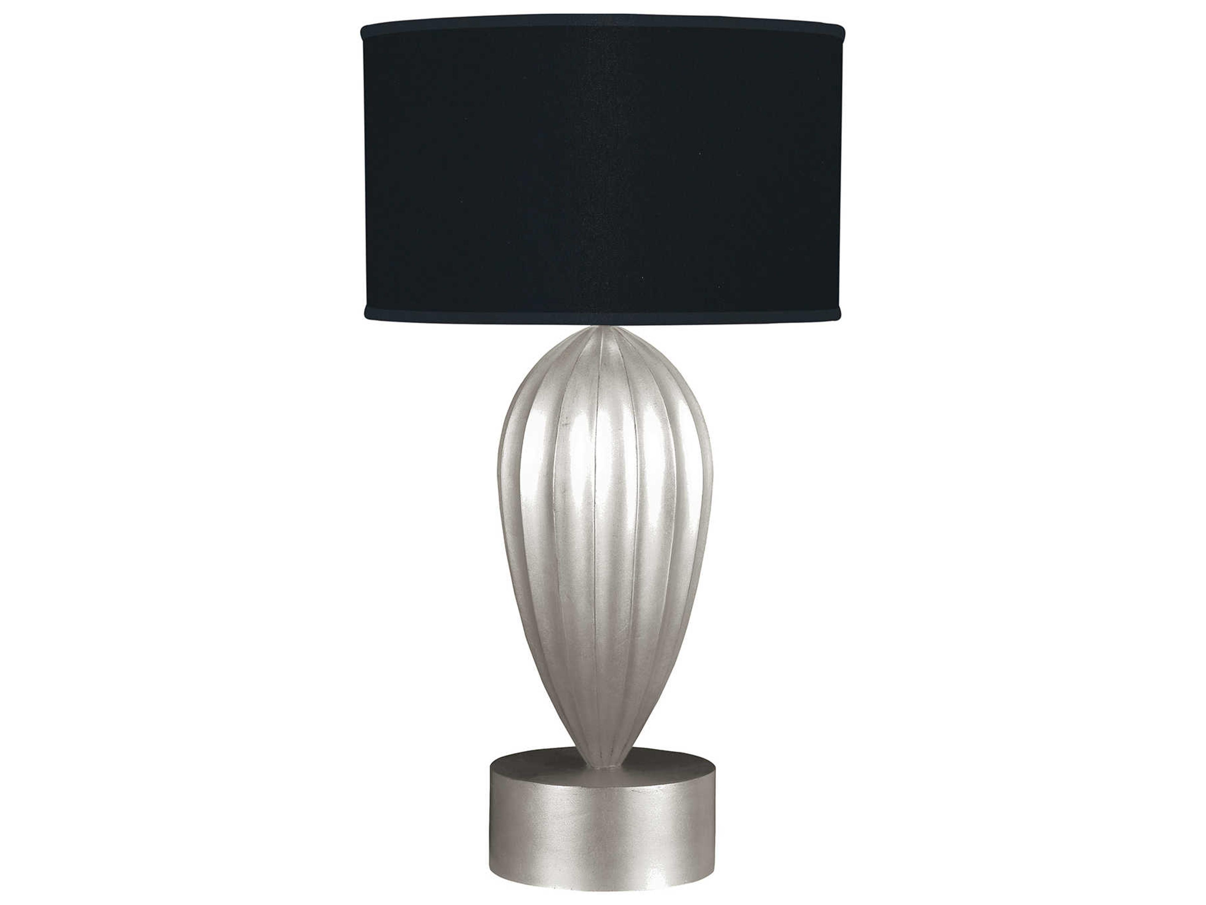 Fine Art Handcrafted Lighting Allegretto Silver Leaf Buffet Lamp