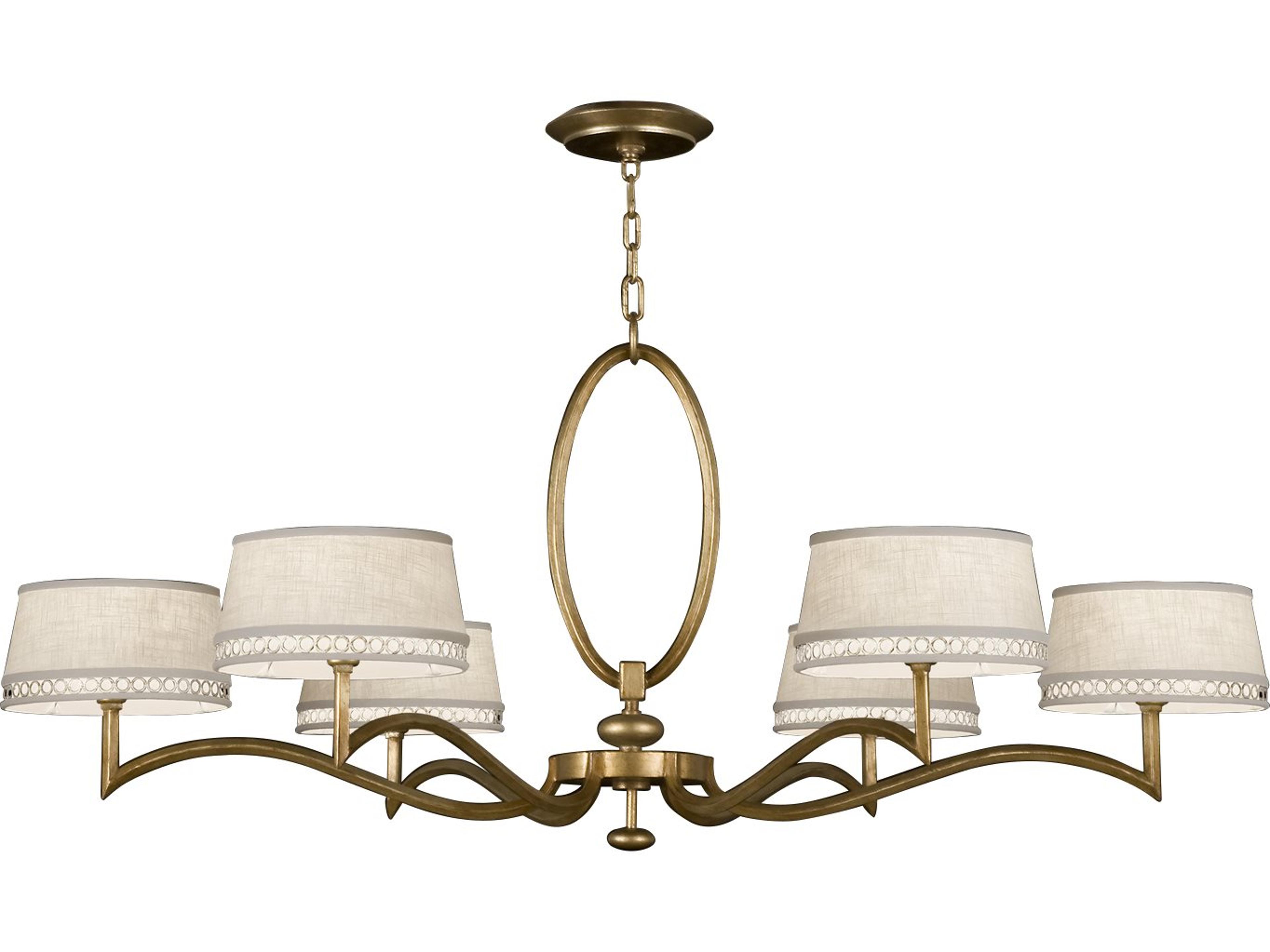 Fine Art Handcrafted Lighting Allegretto 6-Light Gold Empire Chandelier