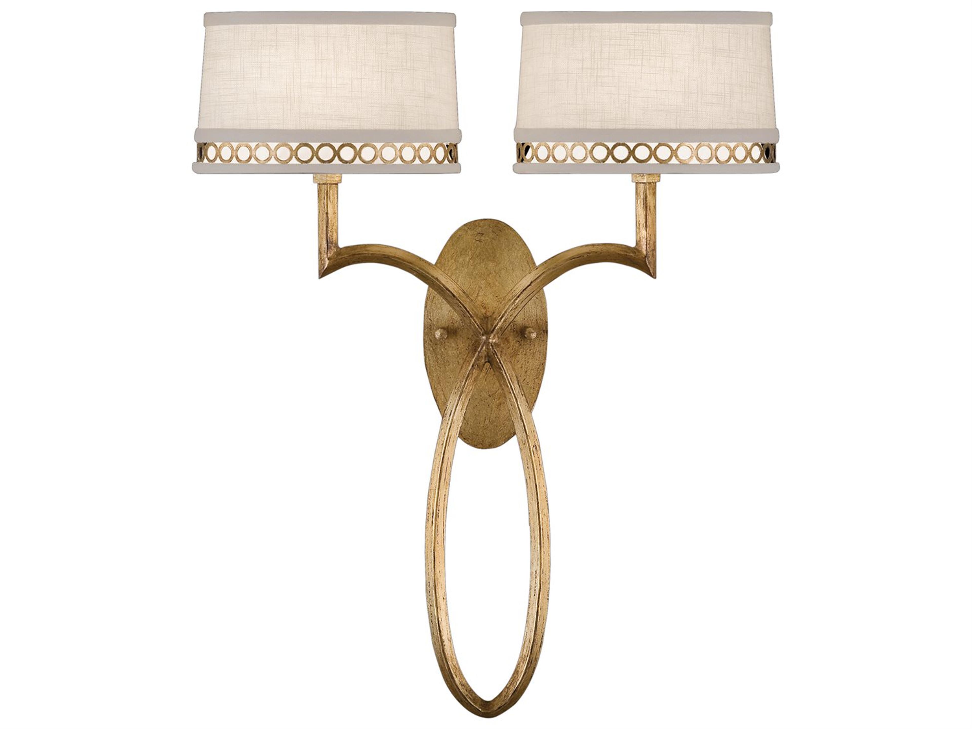 Fine Art Handcrafted Lighting Allegretto Gold Wall Sconce
