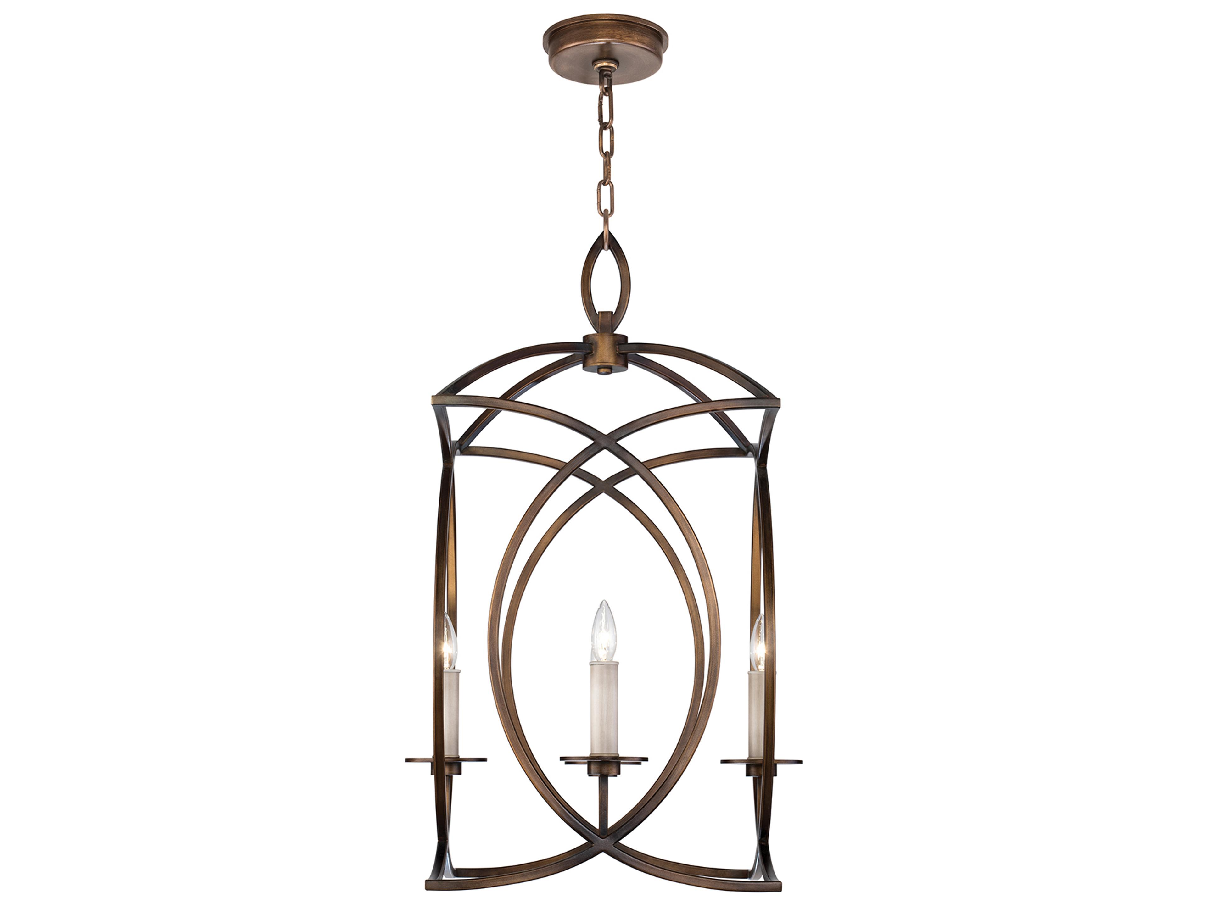 Fine Art Handcrafted Lighting Cienfuegos 4-Light Bronze Candelabra Chandelier