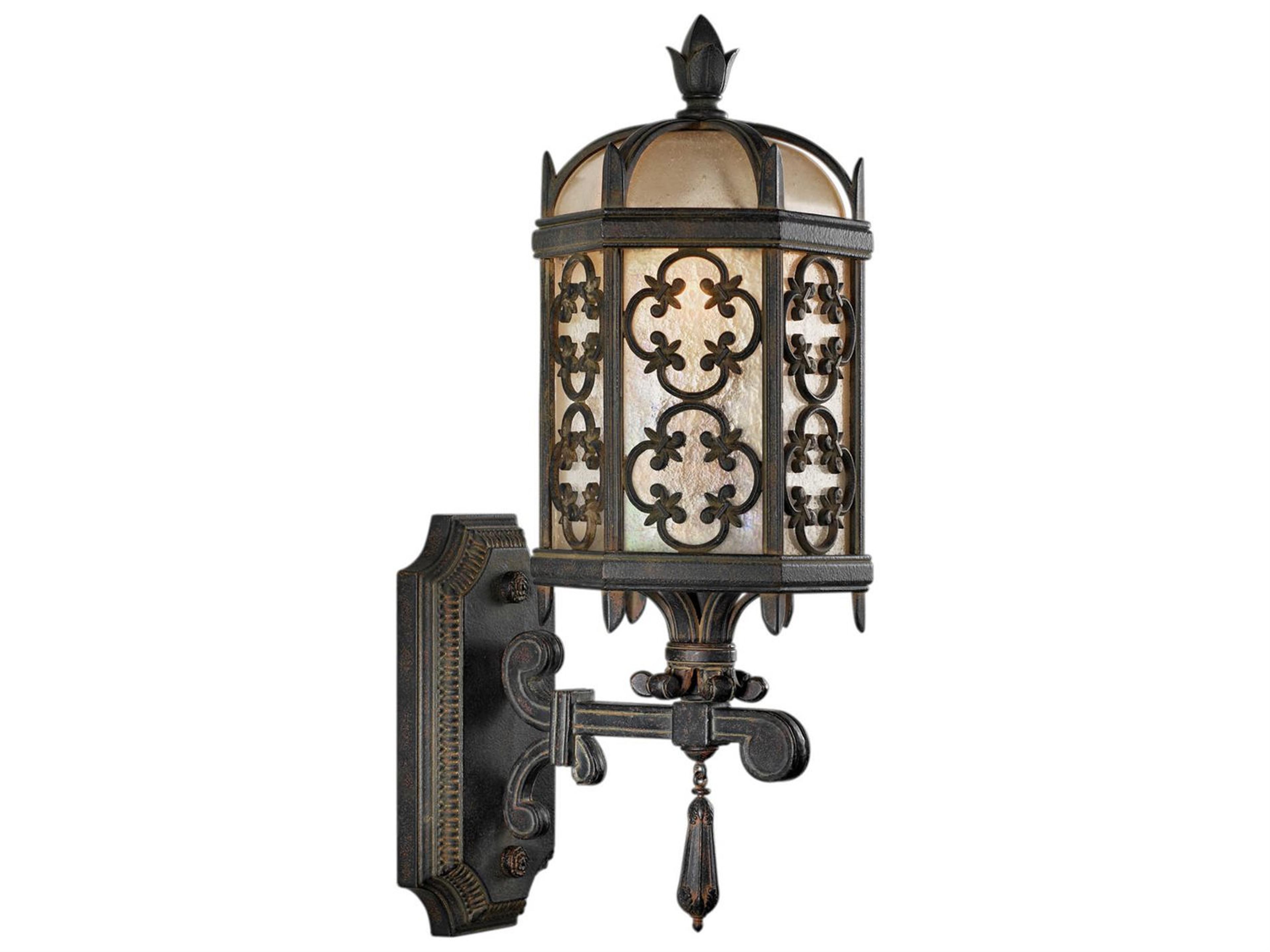 Fine Art Handcrafted Lighting Costa del Sol 1 - Light Outdoor Wall Light