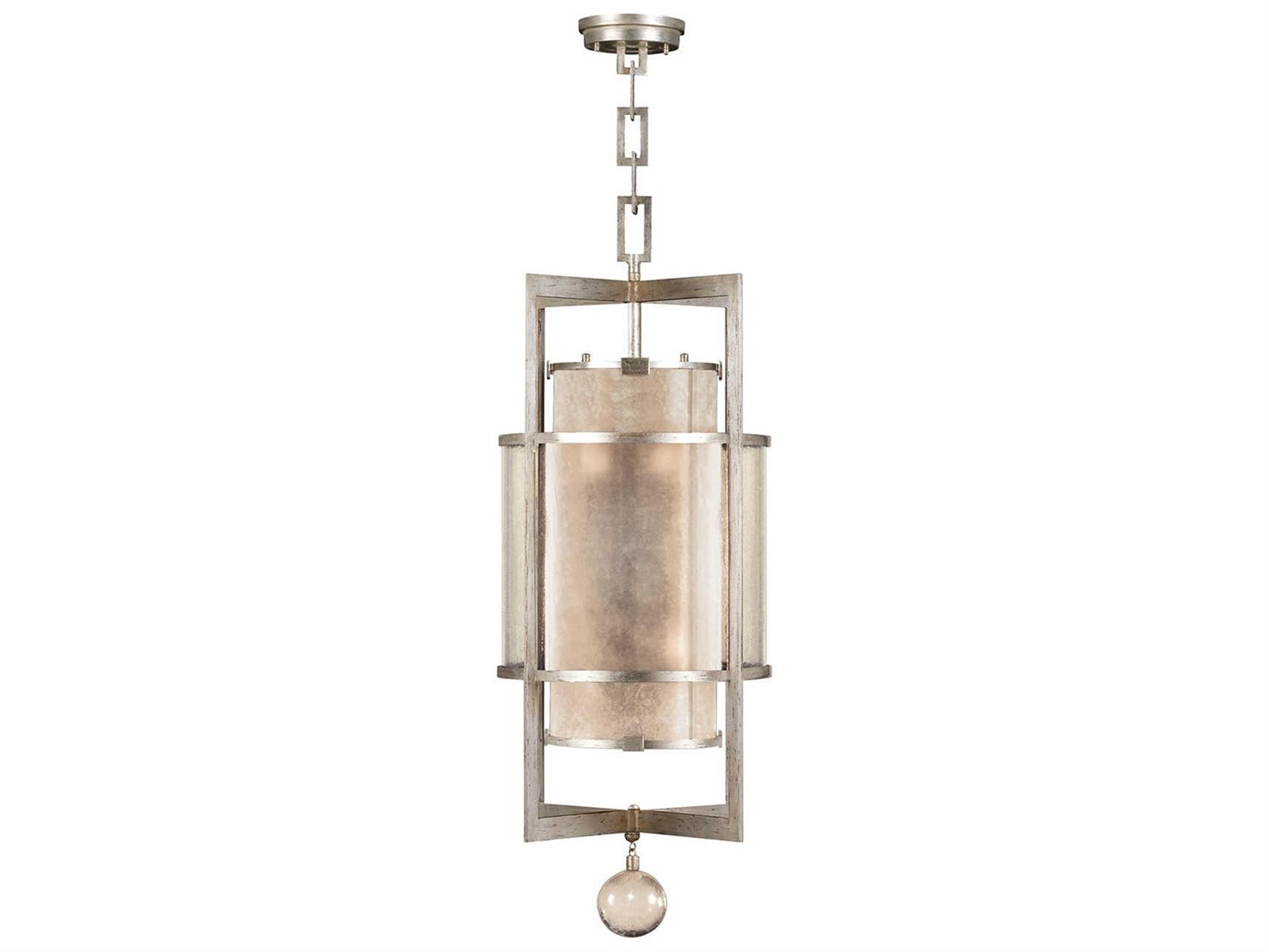 Fine Art Handcrafted Lighting Singapore Moderne 6-Light Silver Cylinder Pendant
