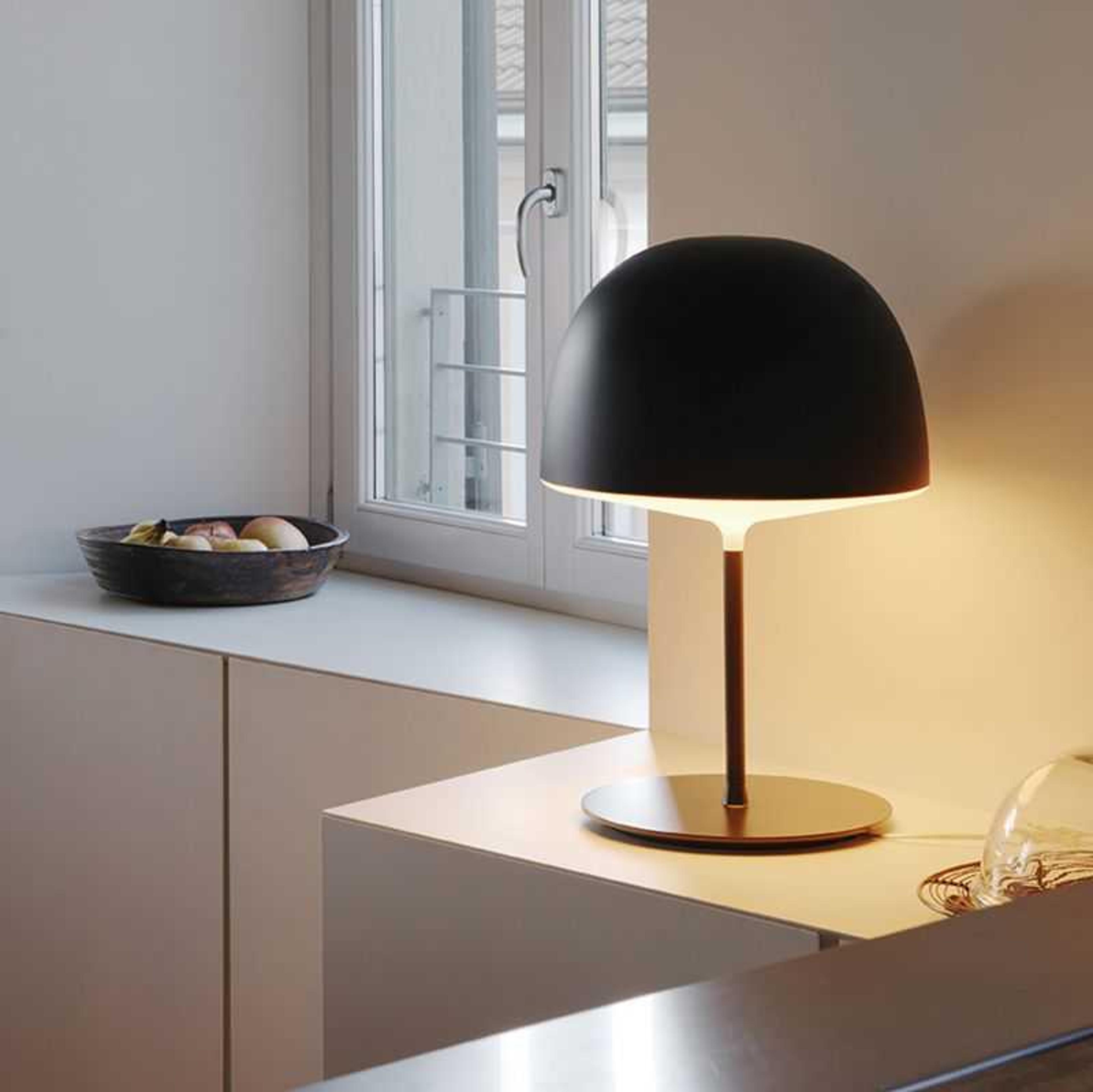 Fontana Arte Cheshire Black Table Lamp