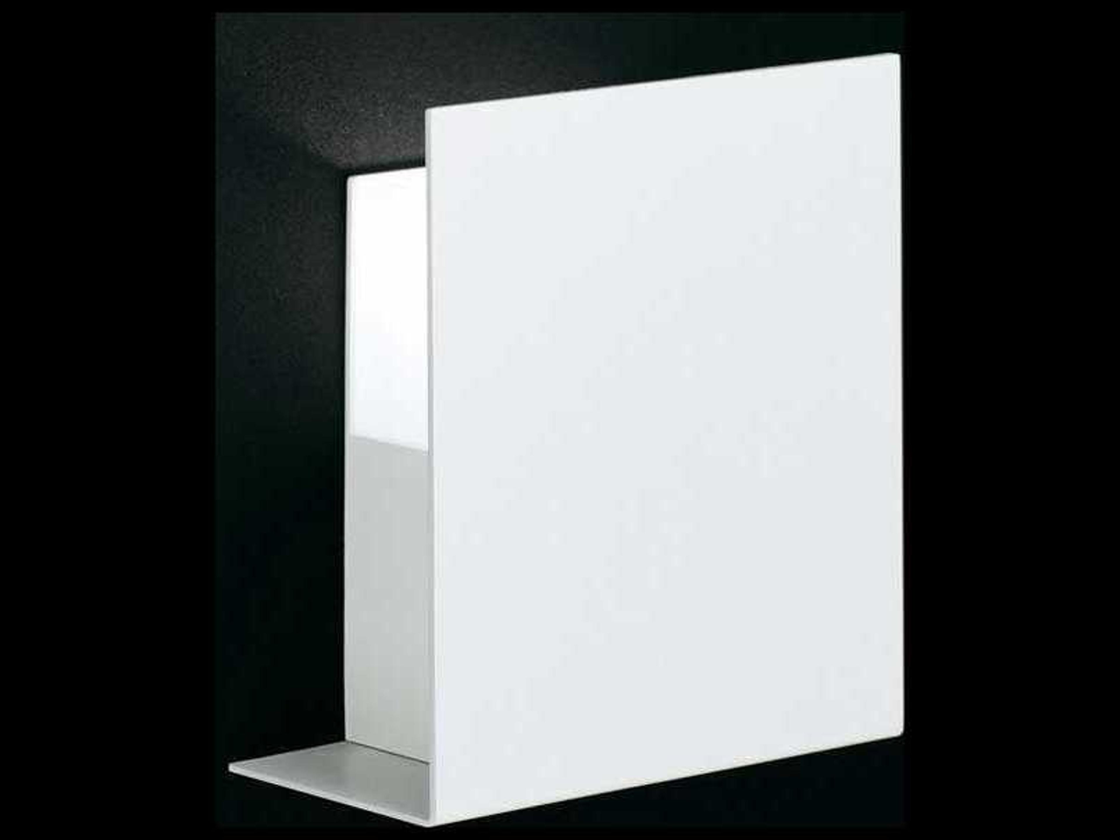 Fontana Arte Corrubedo 1-Light White Glass Wall Sconce