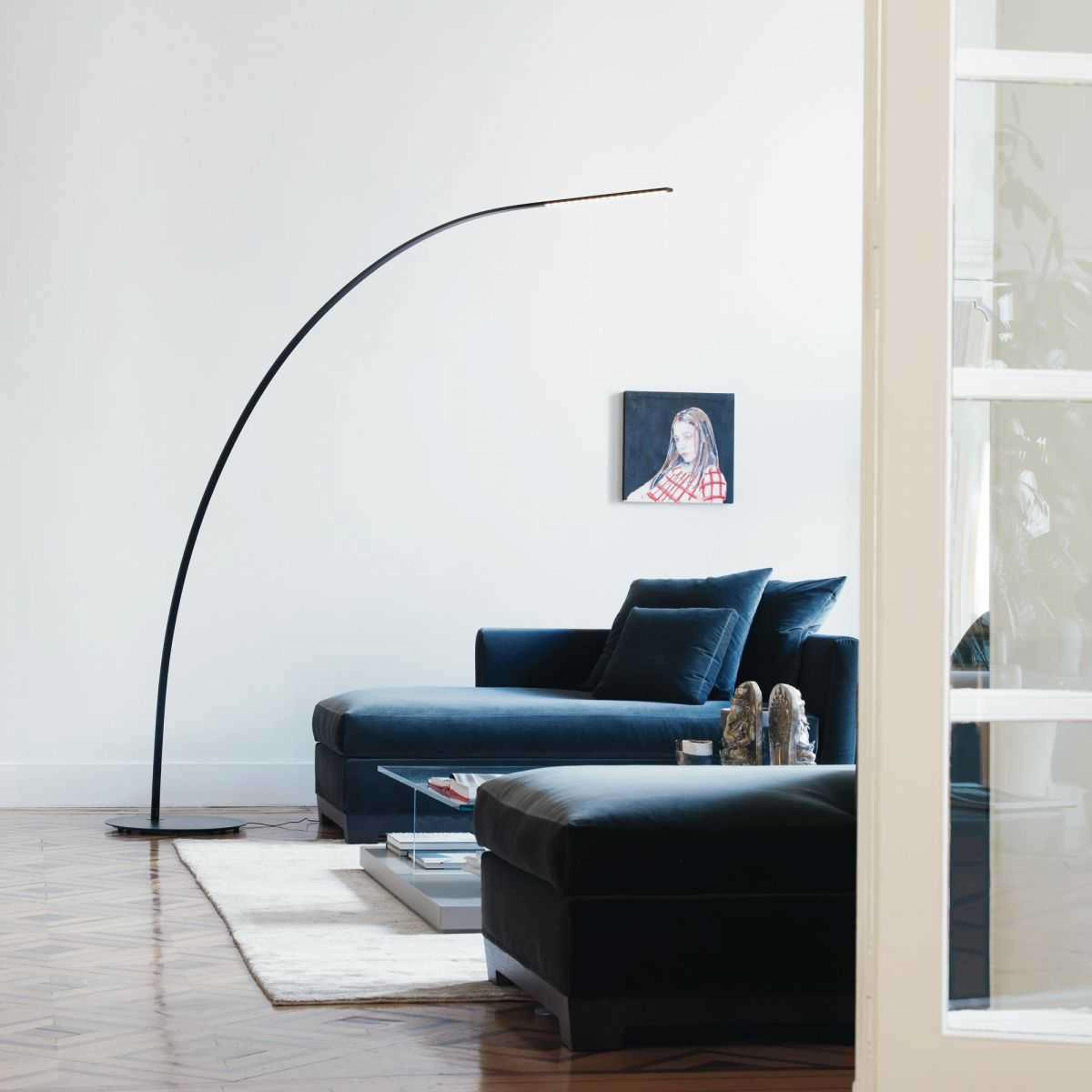 Fontana Arte Yumi LED Black Floor Lamp